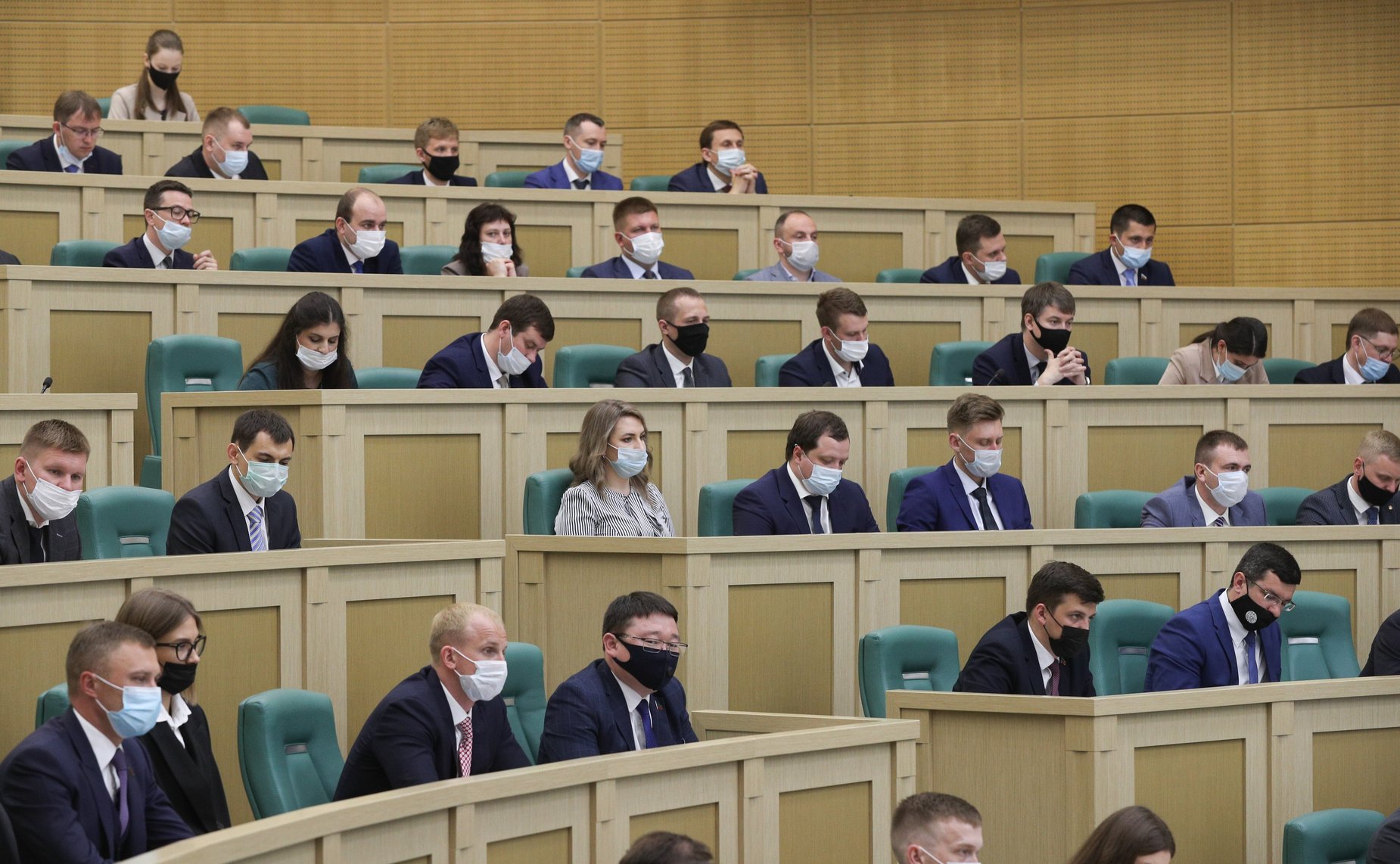 Заседание Палаты молодых законодателей при Совете Федерации