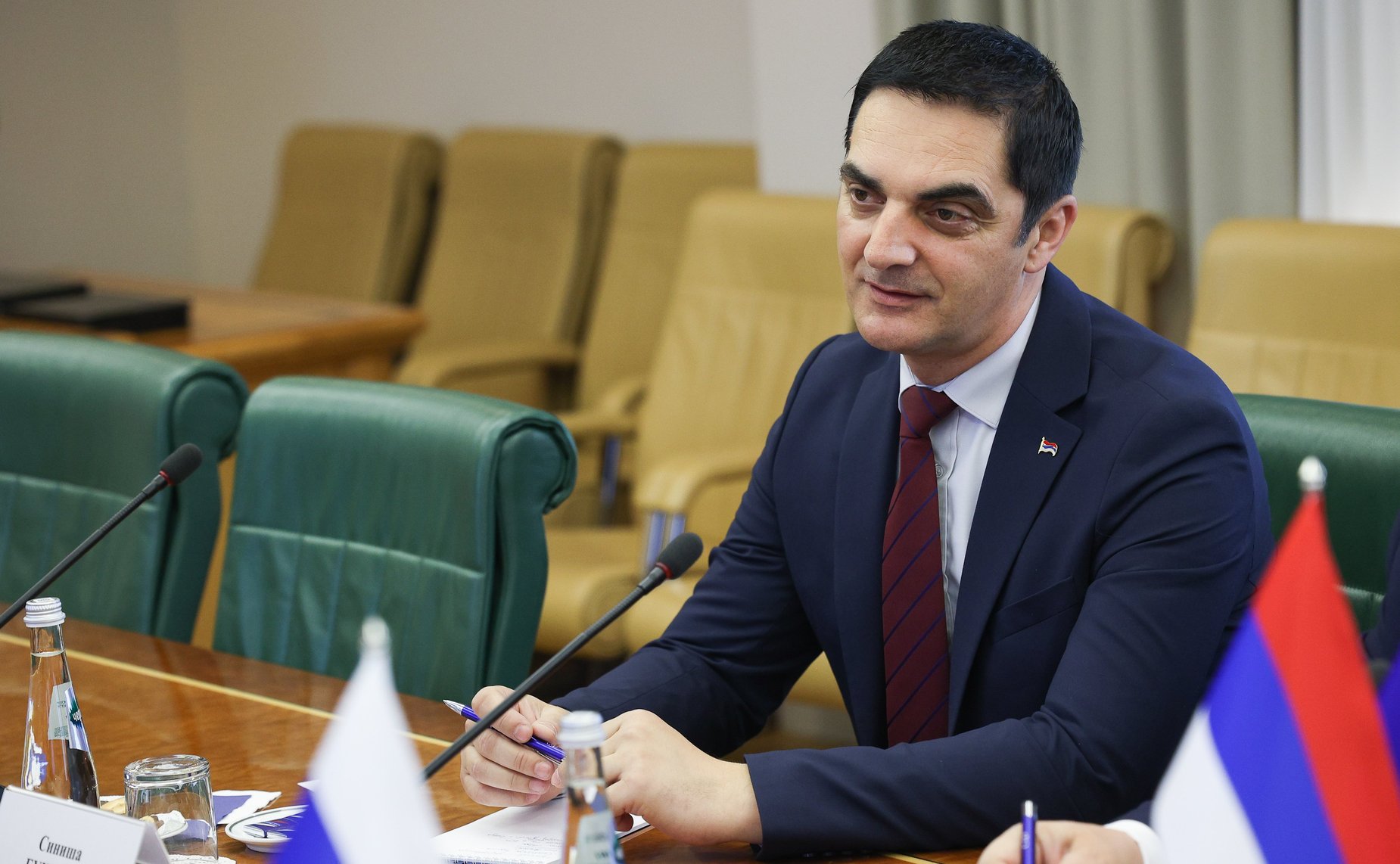 Константин Косачев встретился с Председателем Народной скупщины Республики Сербской (Босния и Герцеговина) Ненадом Стевандичем