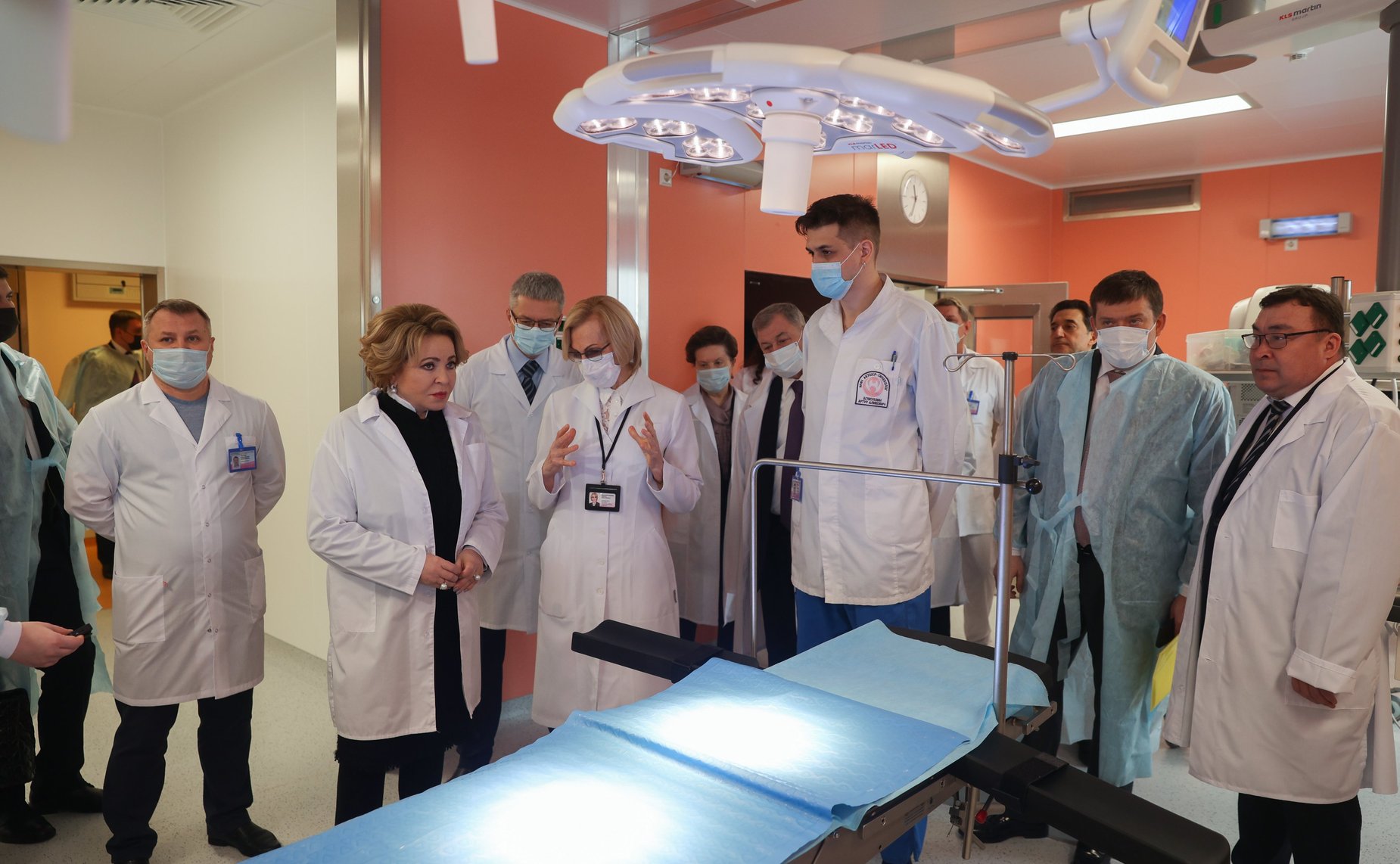 Посещение Валентиной Матвиенко Сургутского окружного клинического центра охраны материнства и детства