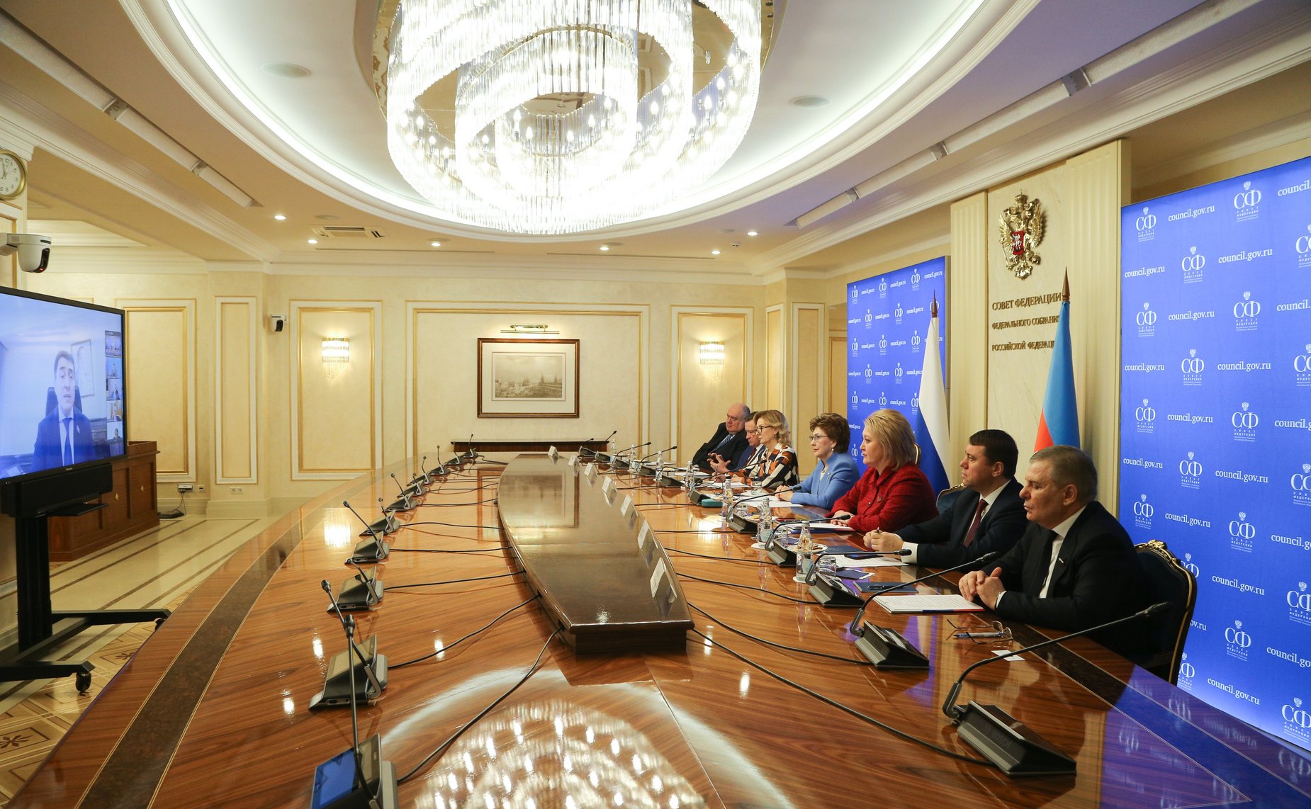 Заседание Межпарламентской комиссии по сотрудничеству Федерального Собрания Российской Федерации и Милли Меджлиса Азербайджанской Республики