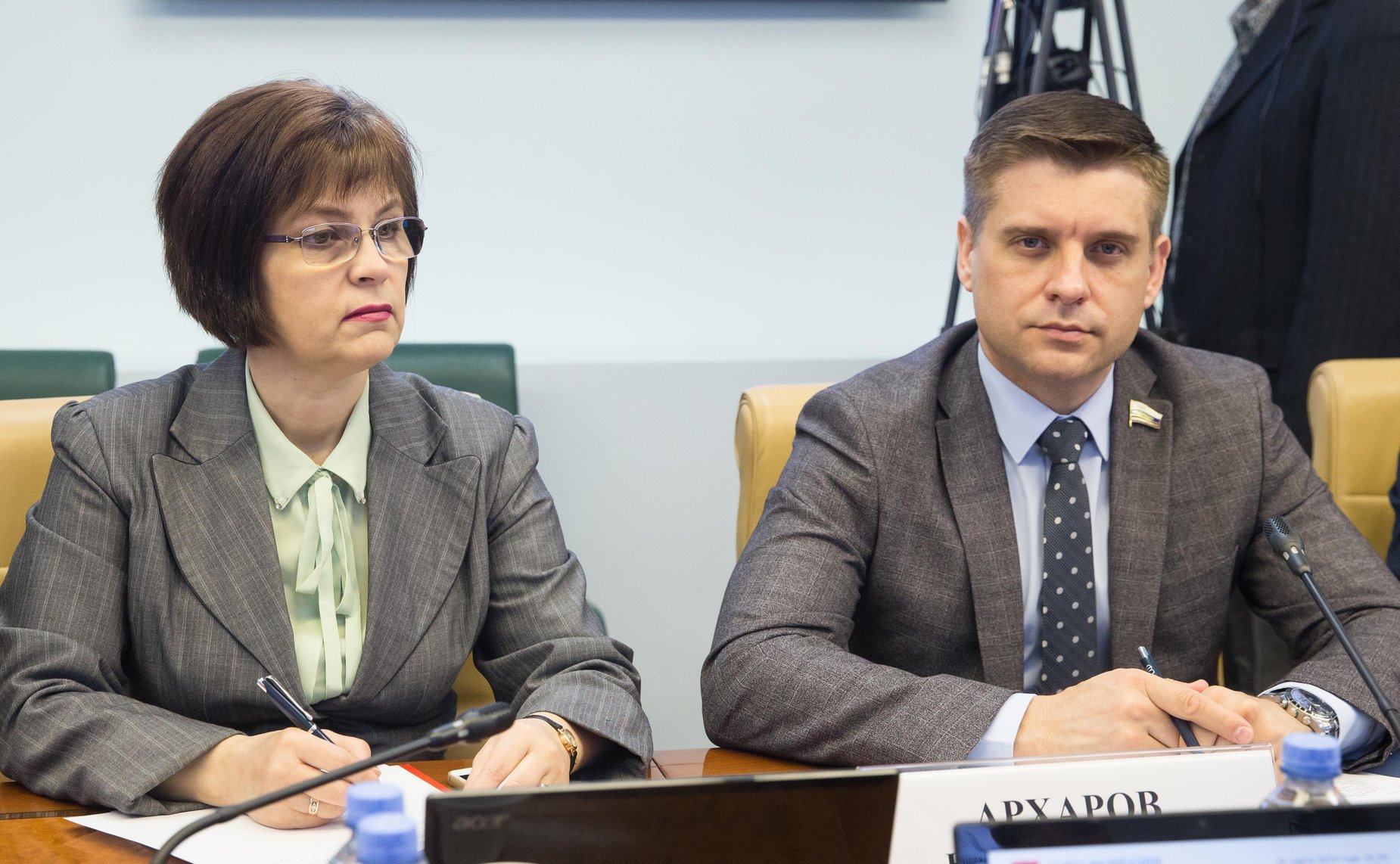 Елена Попова и Юрий Архаров