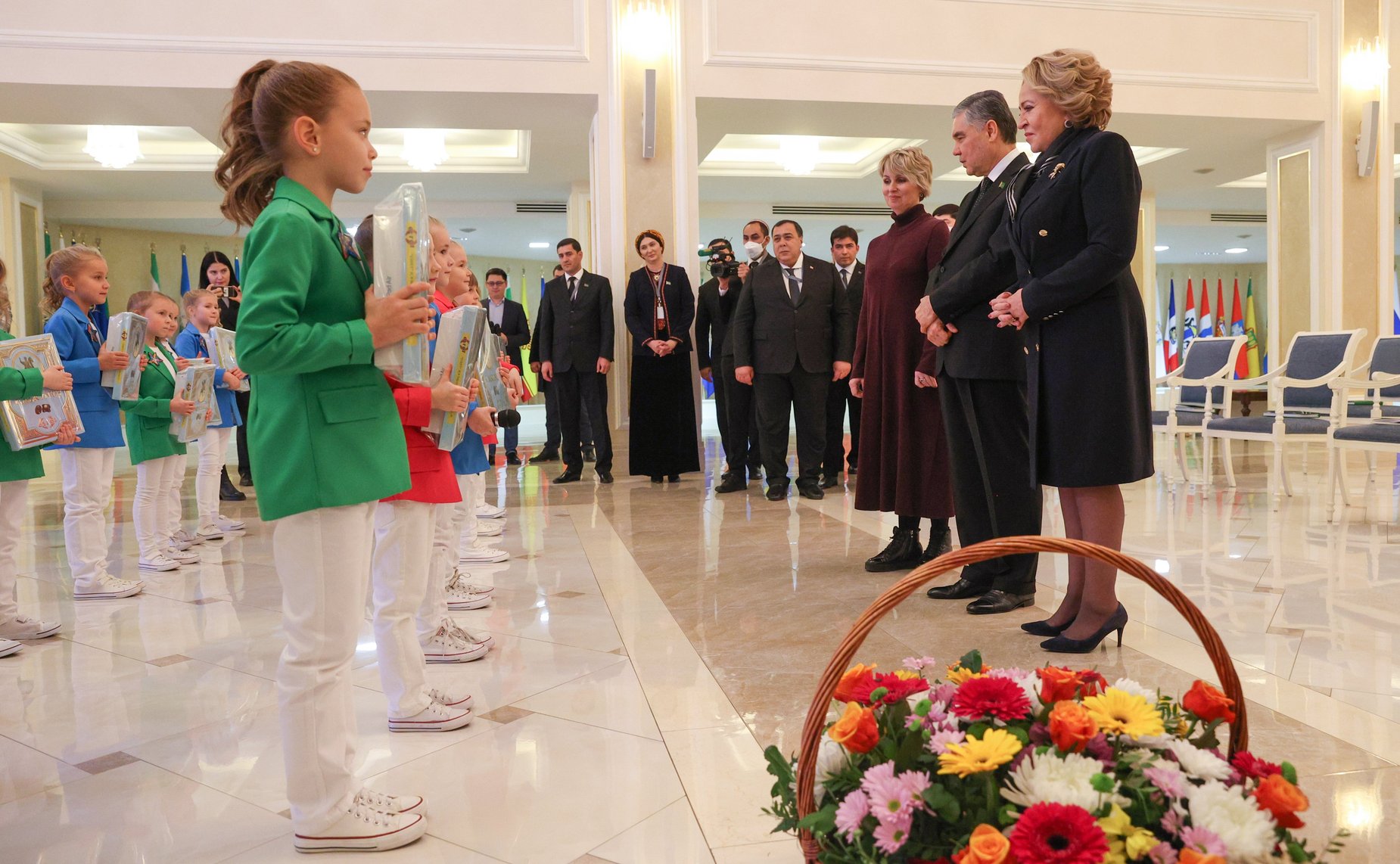 Концерт в Совете Федерации участников детского ансамбля «Домисолька»