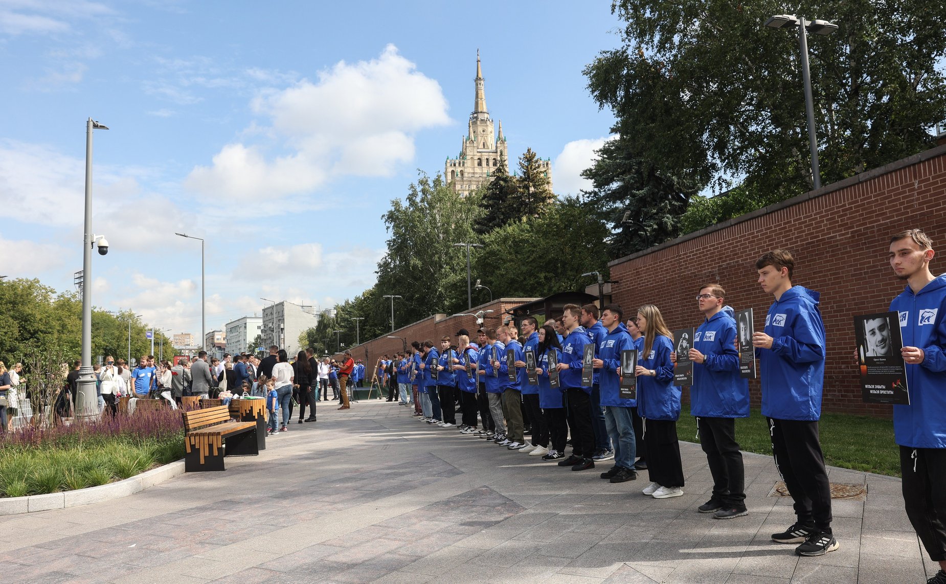 Акция памяти детей Донбасса