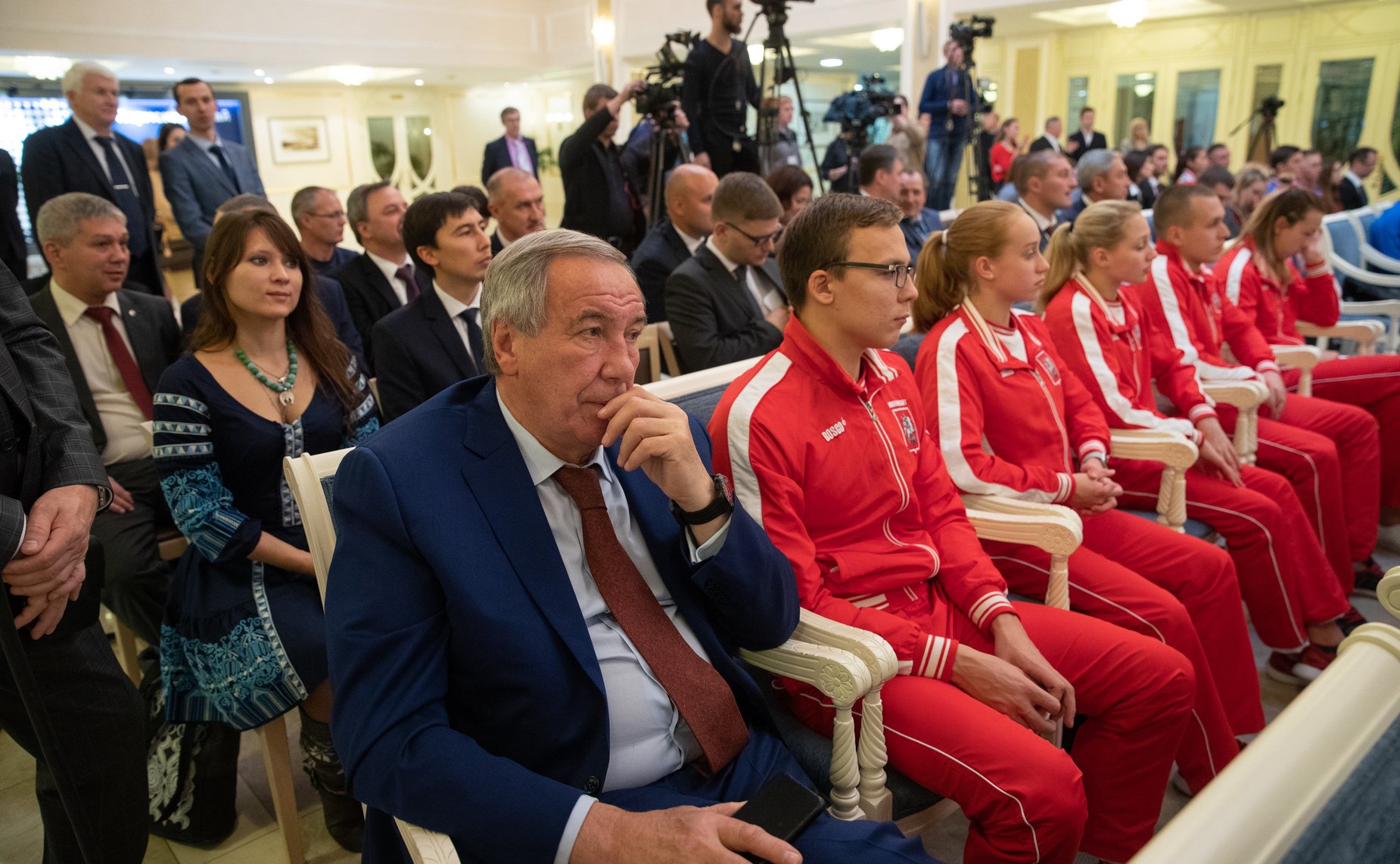 Церемония награждения победителей и призёров IV летней Спартакиады молодежи России в Совете Федерации