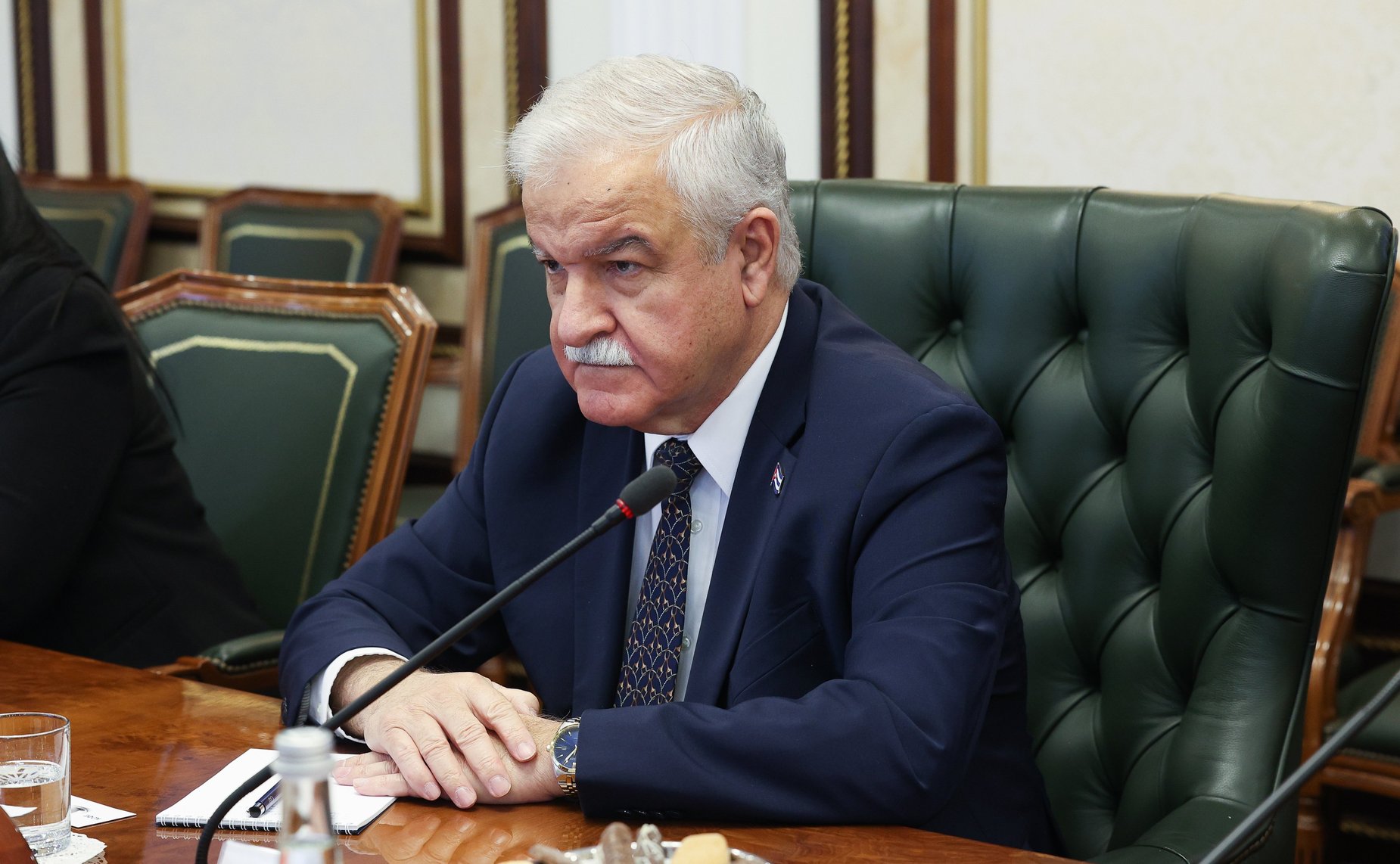 Встреча заместителя Председателя Совета Федерации Константина Косачева с Чрезвычайным и Полномочным Послом Республики Куба в РФ Хулио Антонио Гармендией Пеньей