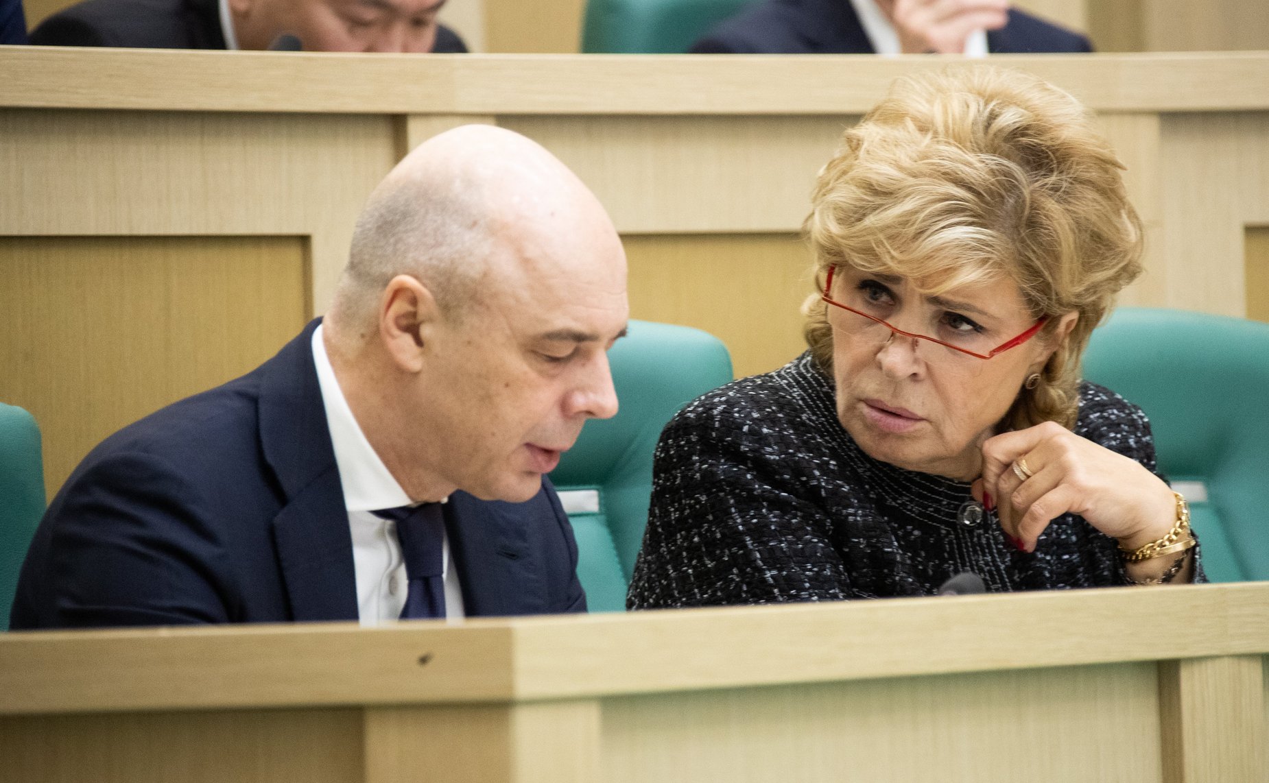 Антон Силуанов и Татьяна Нестеренко