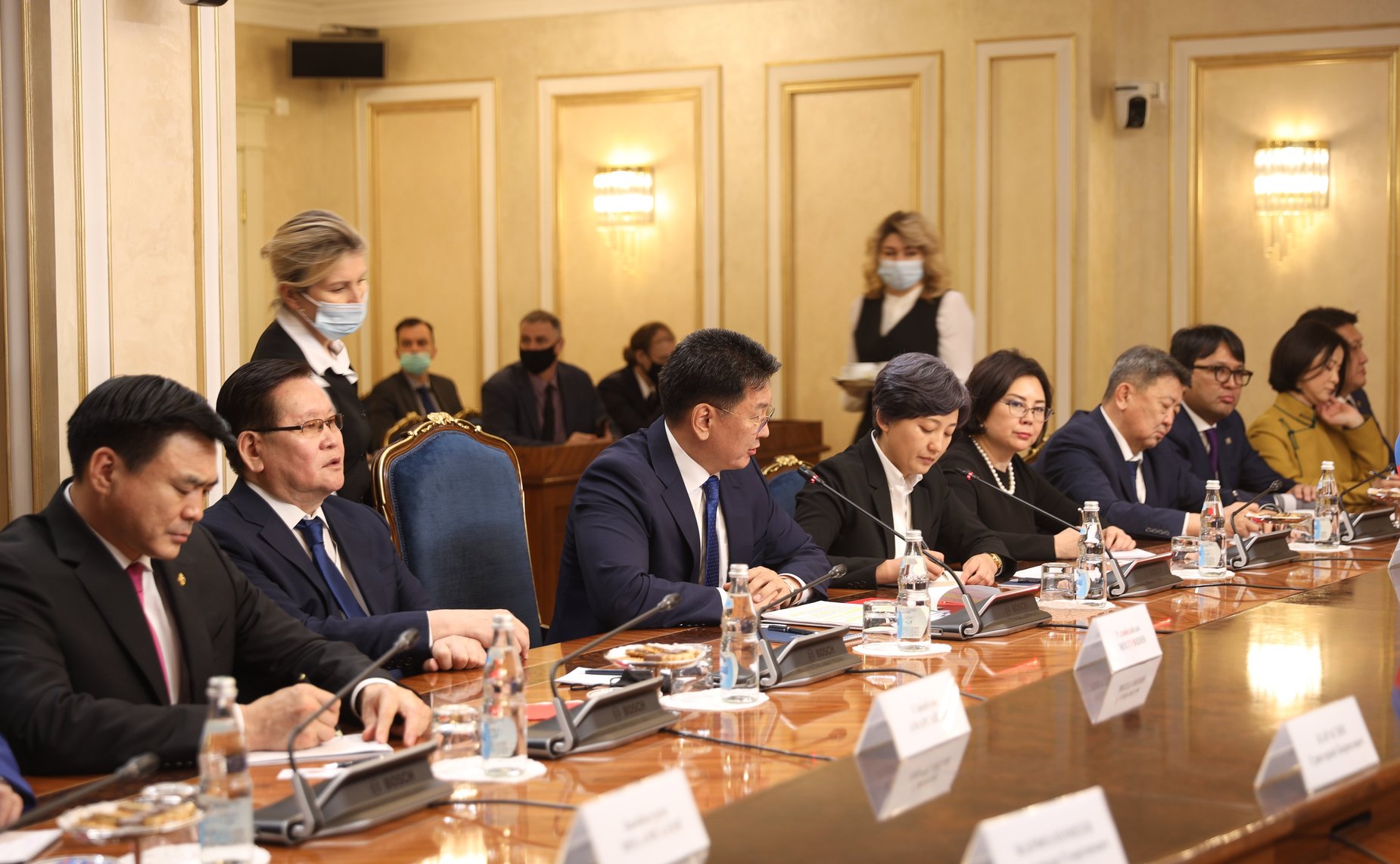 Встреча Председателя Совета Федерации Валентины Матвиенко с Президентом Монголии Ухнагийн Хурэлсухом