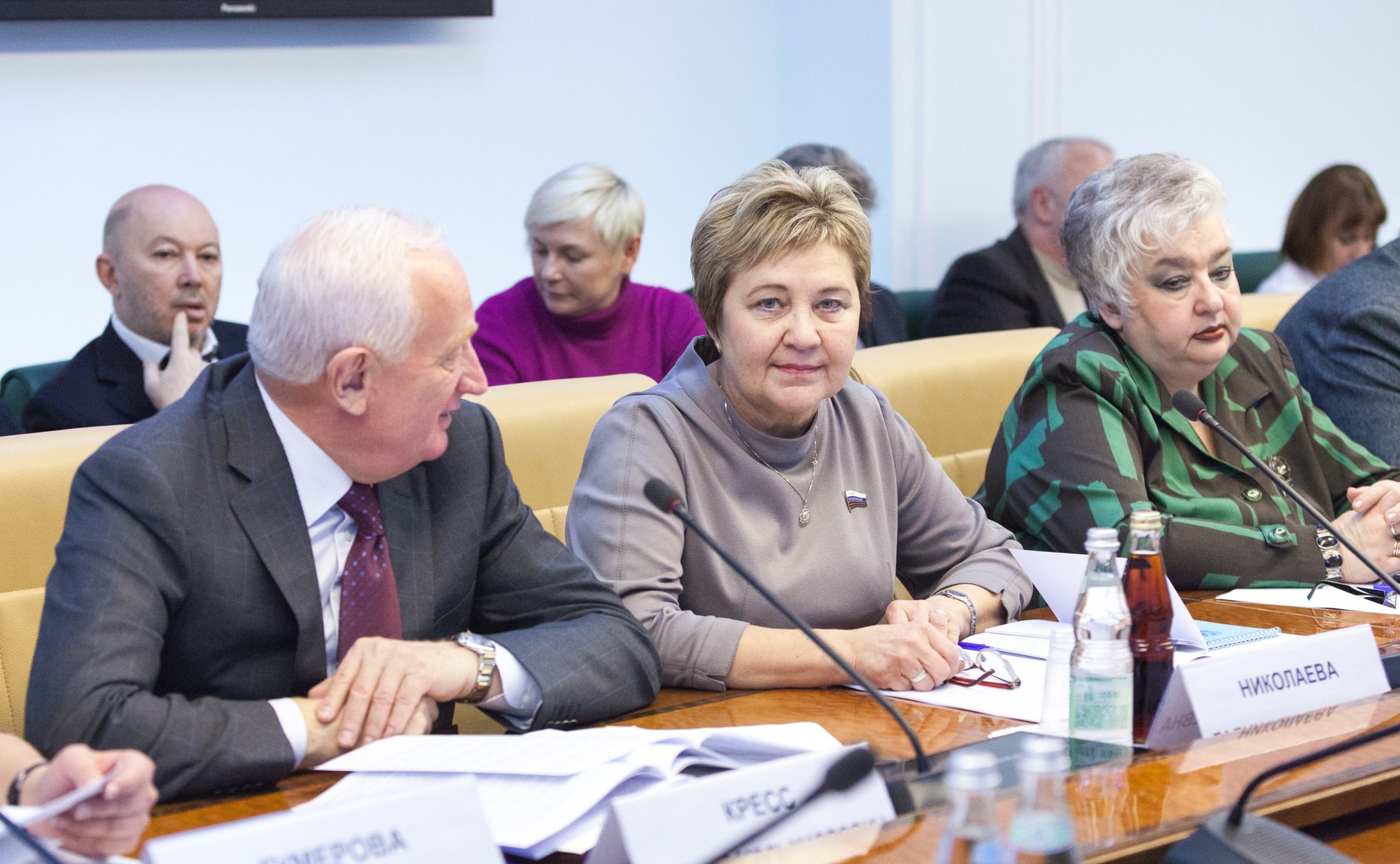 В. Кресс и Г. Николаева Круглый стол на тему «Развитие российской системы образования в условиях реализации Федерального закона «Об образовании в Российской Федерации»