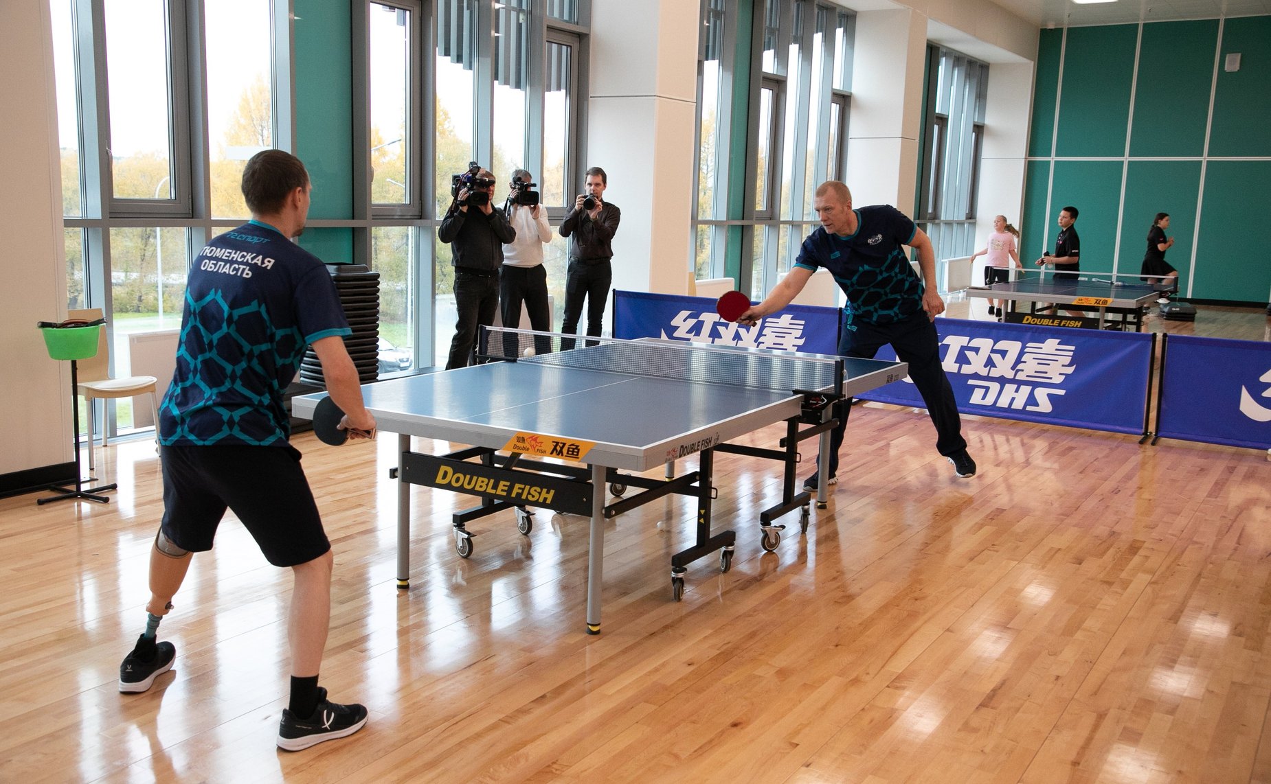 Сенаторы посетили Центр физкультурной и спортивной работы «Олимпия» Тюменского муниципального района