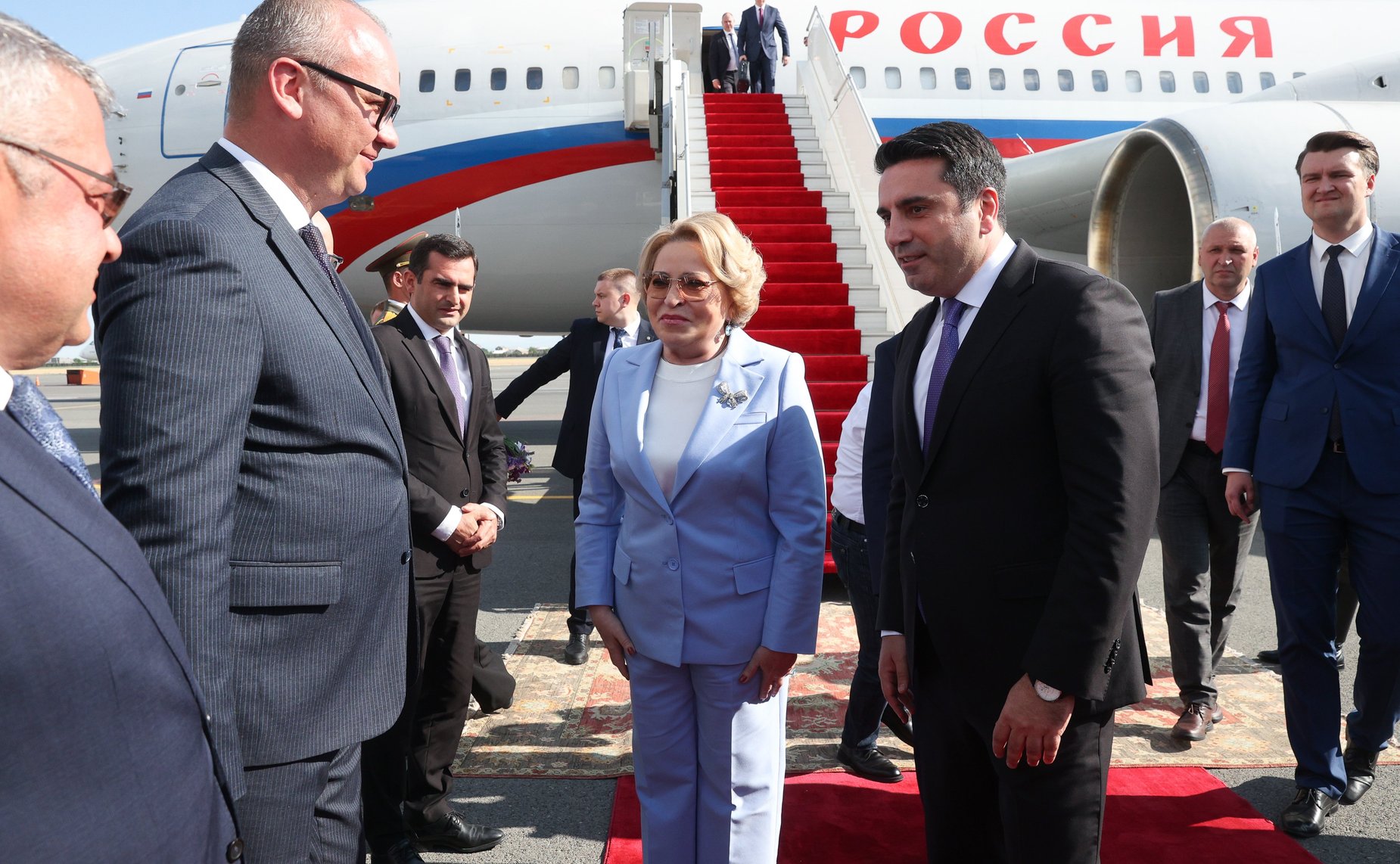 Валентина Матвиенко прибыла в Армению с официальным визитом