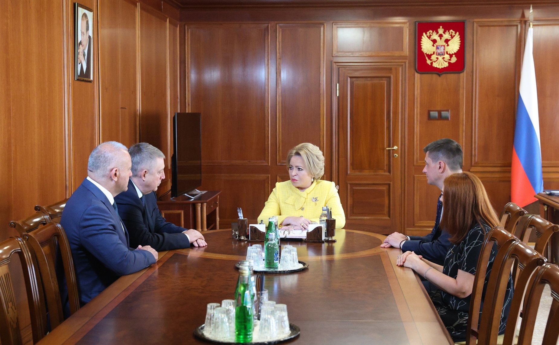Председатель Совета Федерации Валентина Матвиенко провела встречу с руководством Брянской области