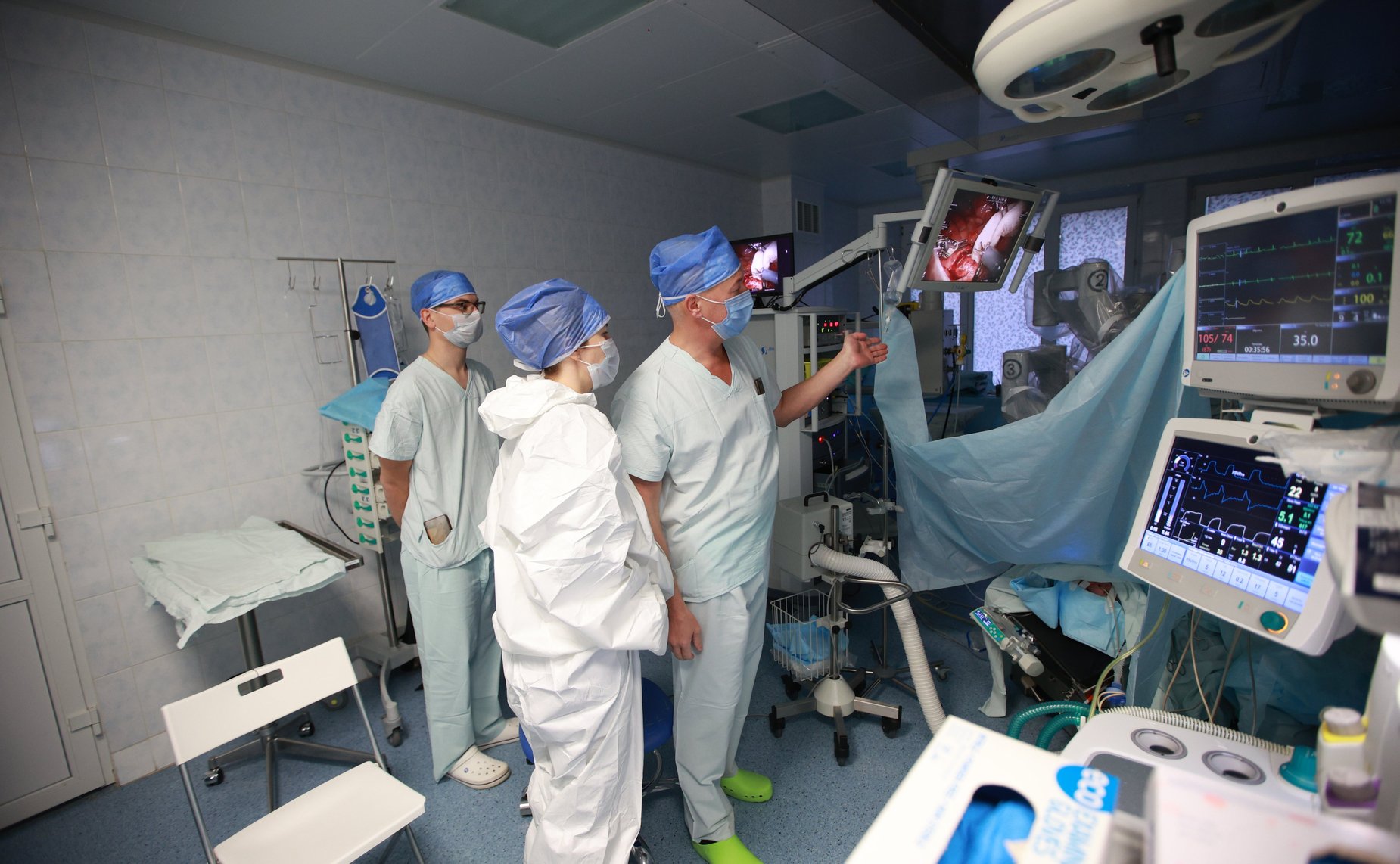 Ознакомление с обеспечивающей базой Московского клинического научного центра имени А.С. Логинова