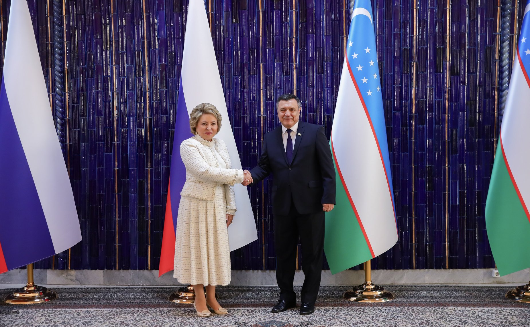 Встреча делегации СФ со Спикером Законодательной палаты Олий Мажлиса Узбекистана Н. Исмоиловым