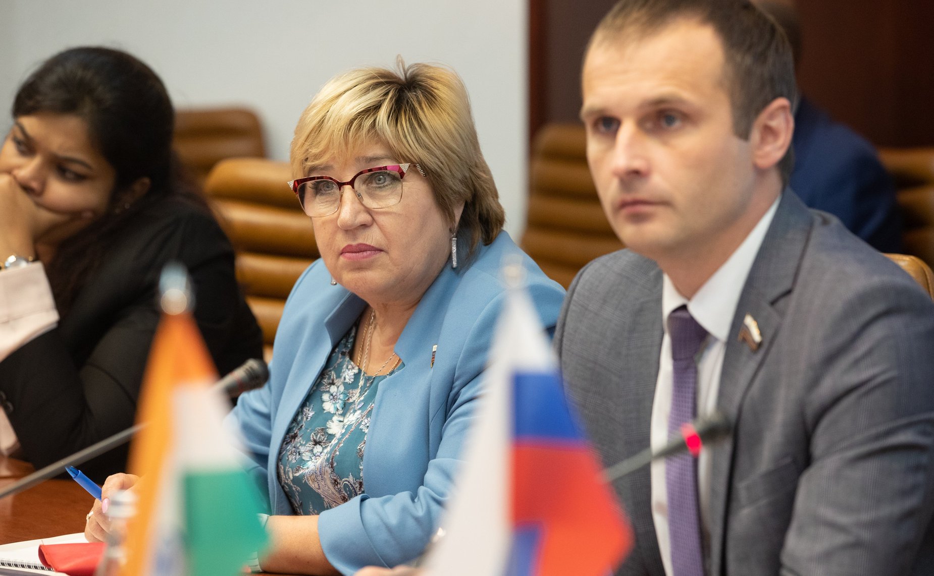 Встреча Е. Афанасьевой с делегацией представителей молодого поколения политическит активных ответственных работников Индии