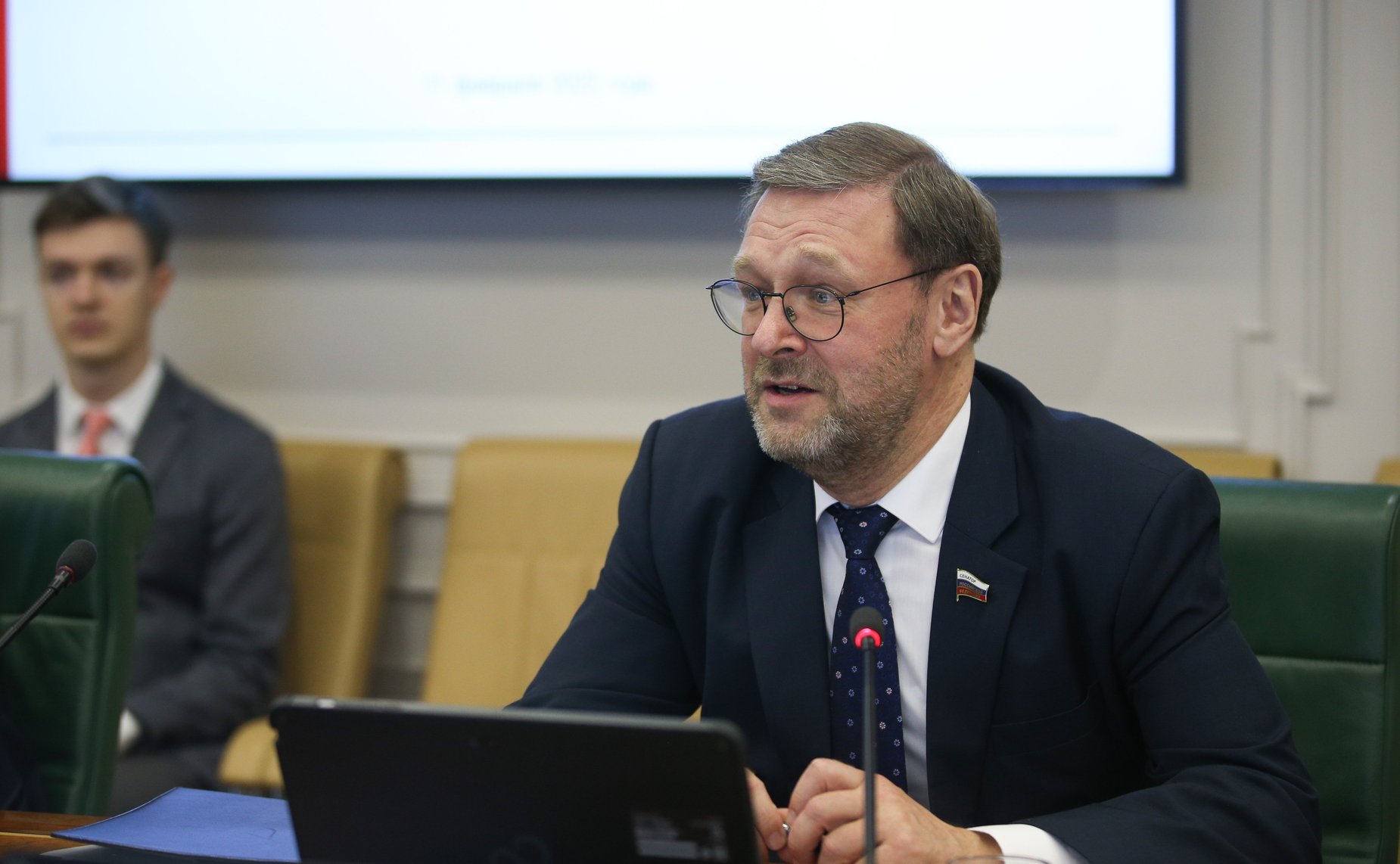 Константин Косачев провел встречу с депутатом Бундестага Федеративной Республики Германия, представителем фракции «левых» в Парламентской ассамблее Совета Европы Андреем Хунко