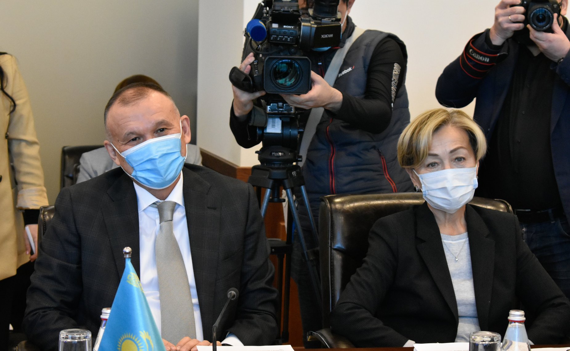 Встреча делегации Совета Федерации с Председателем ЦИК Республики Казахстан Бериком Имашевым