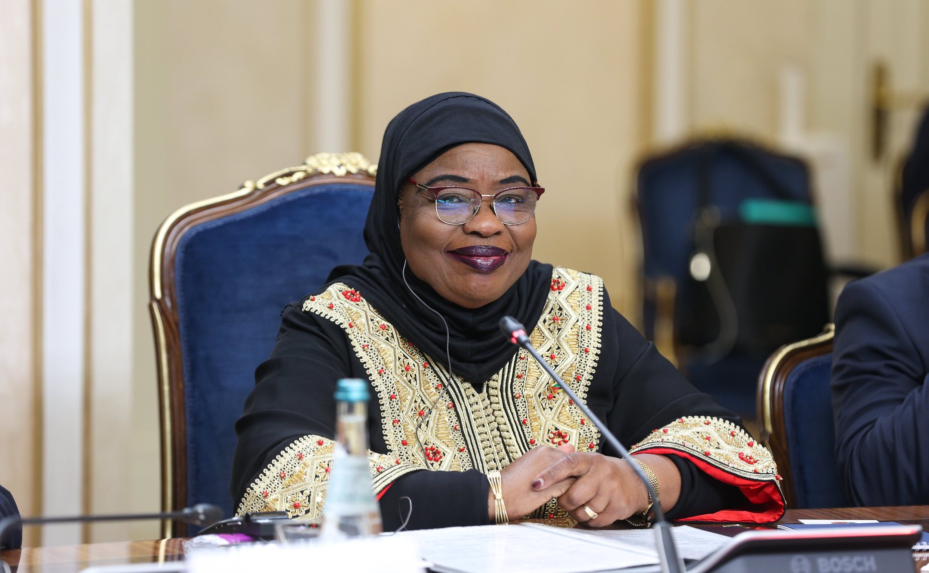 Встреча Председателя Совета Федерации Валентины Матвиенко с Председателем Ассамблеи Республики Мозамбик Маргаридой Адамужи Талапой