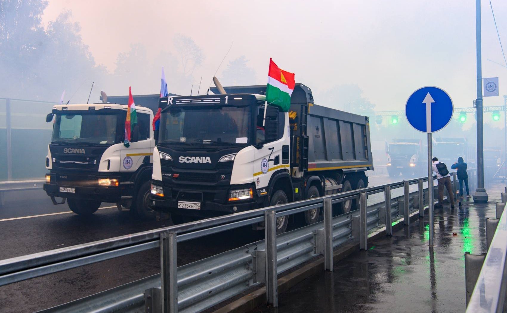 Анатолий Артамонов и Александр Савин приняли участие в церемонии ввода в эксплуатацию Северного автомобильного обхода города Калуги