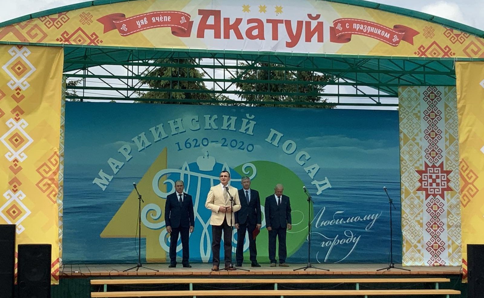 Николай Федоров принял участие в торжественном открытии районного праздника песни, труда и спорта «Акатуй»