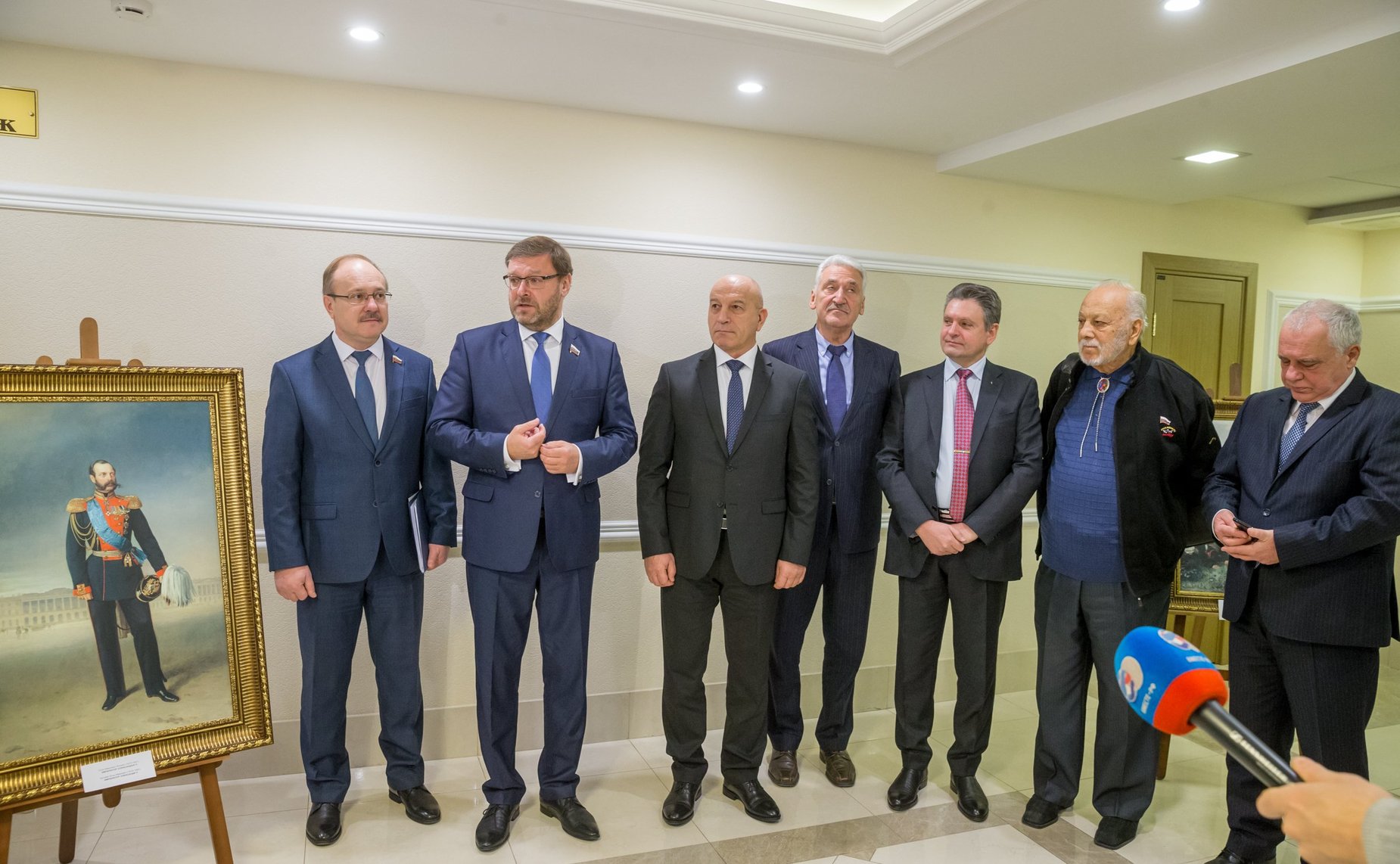 Открытие выставки репродукций картин русских художников, посвященной 140-летию окончания Русско-турецкой освободительной войны 1877–1878 годов