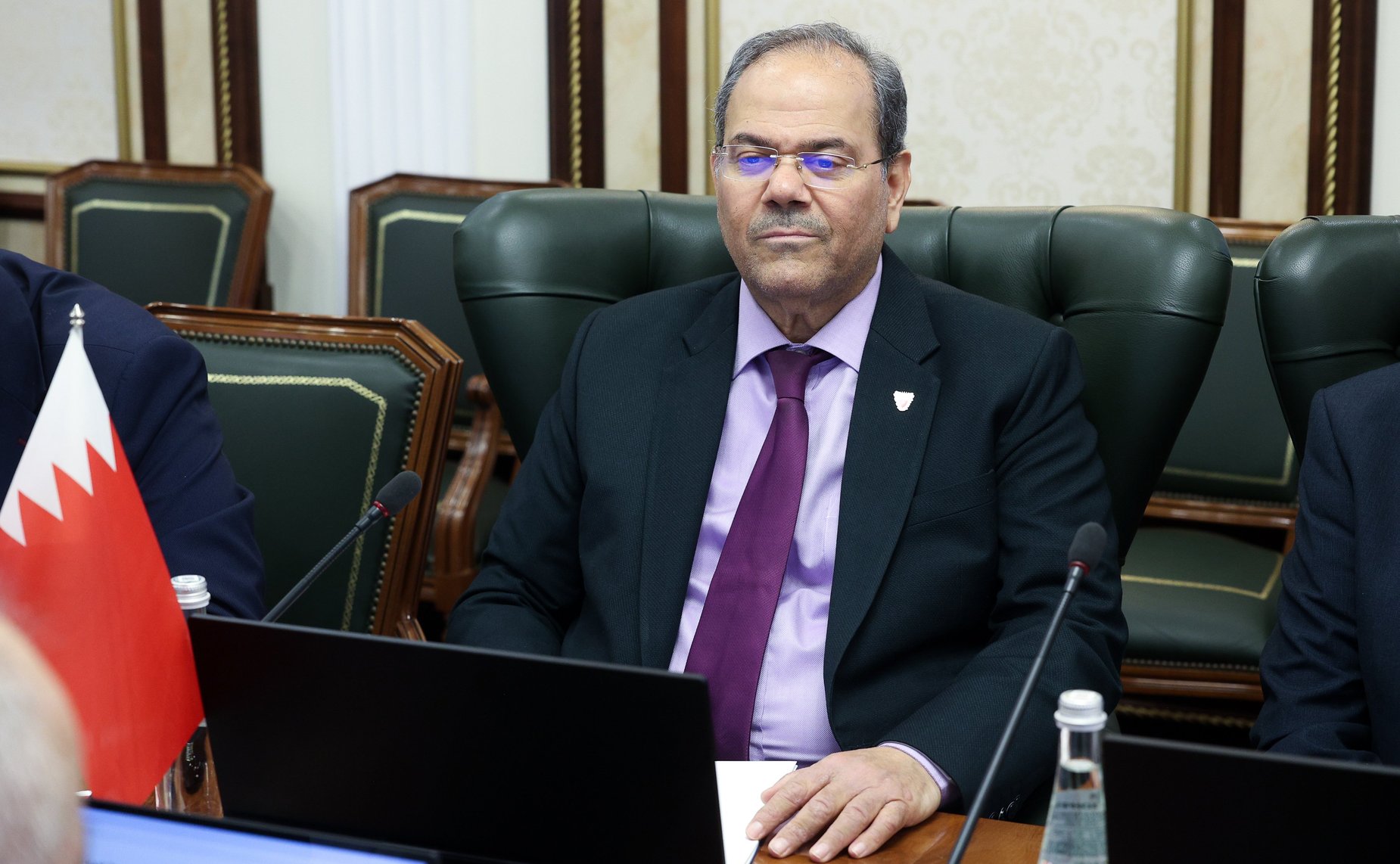 Ильяс Умаханов провел встречу с Чрезвычайным и Полномочным Послом Королевства Бахрейн в РФ Ахмедом Абдулрахманом Махмудом Аль-Саати и Главой Представительства Лиги арабских государств в России Валидом Хамидом Шилтагом