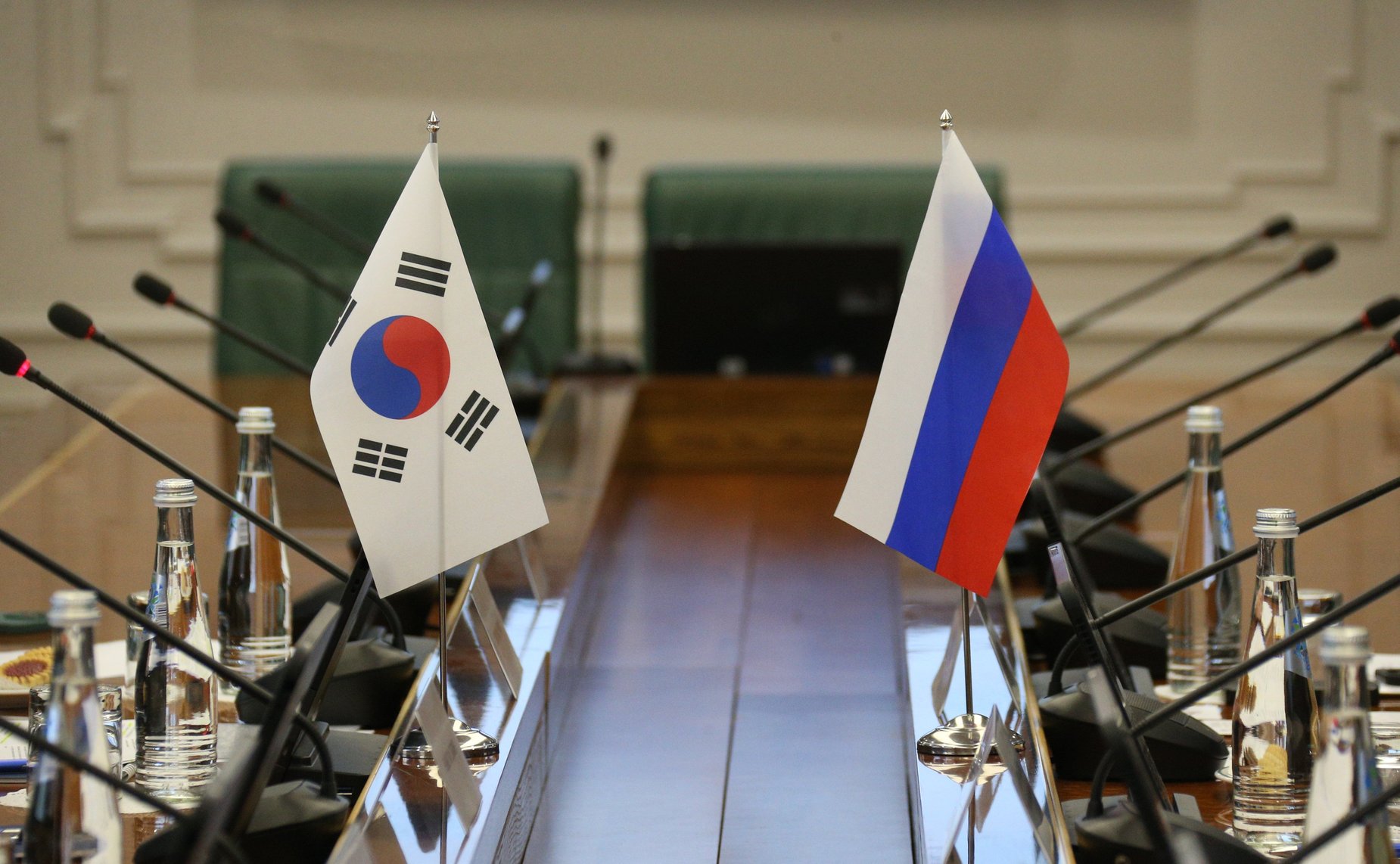 Встреча руководителя группы по сотрудничеству СФ с Национальным Собранием Республики Корея Ольги Епифановой с Чрезвычайным и Полномочным Послом Республики Корея в РФ