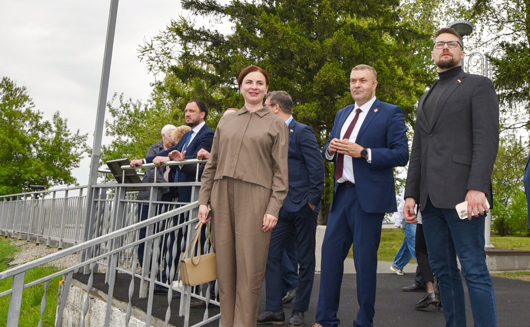 Сенаторы посетили парк в Барнауле в рамках рабочей поездки в Алтайский край