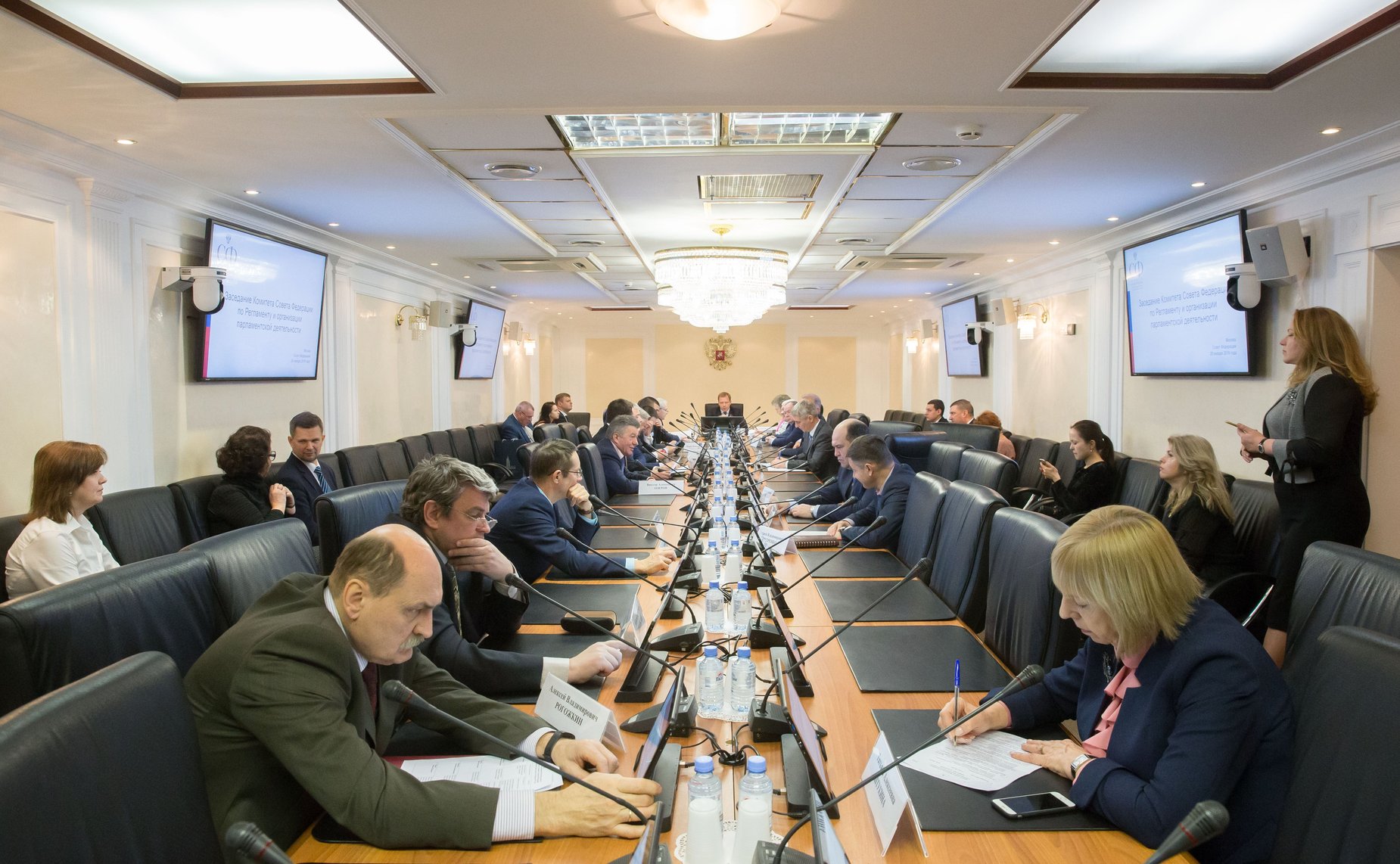 Заседание Комитета Совета Федерации по Регламенту и организации парламентской деятельности