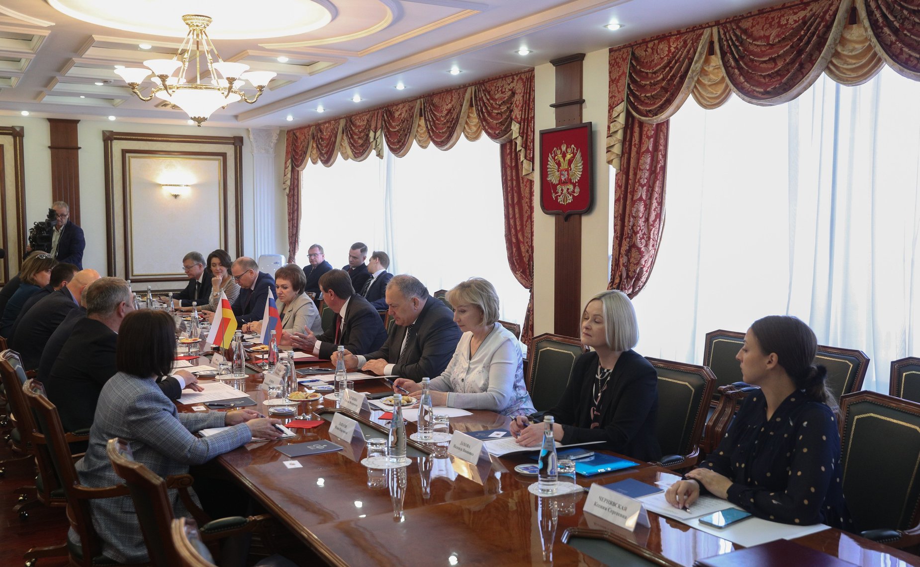 Заседание Комиссии по сотрудничеству СФ и Парламента Республики Южная Осетия