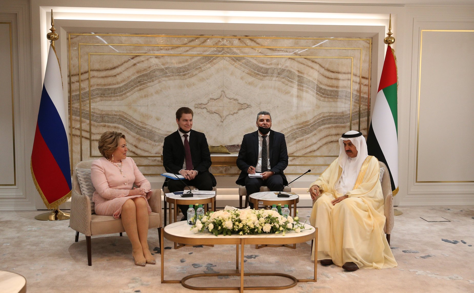 Встреча Председателя СФ Валентины Матвиенко с Председателем Федерального национального совета ОАЭ