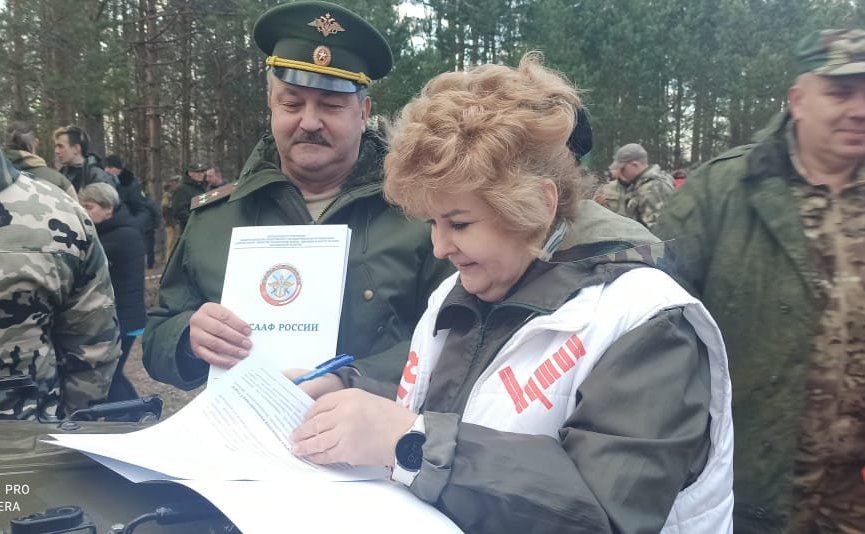 Нина Куликовских приняла участие в работе Межрегиональной Вахты Памяти по розыску на местах сражений и захоронению останков погибших воинов Великой Отечественной войны