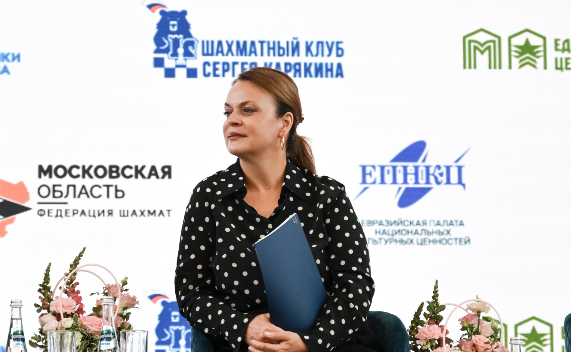 Инна Святенко и Сергей Карякин приняли участие в открытии шахматного клуба и совещании «Вовлечение участников СВО в физическую культуру и спорт»