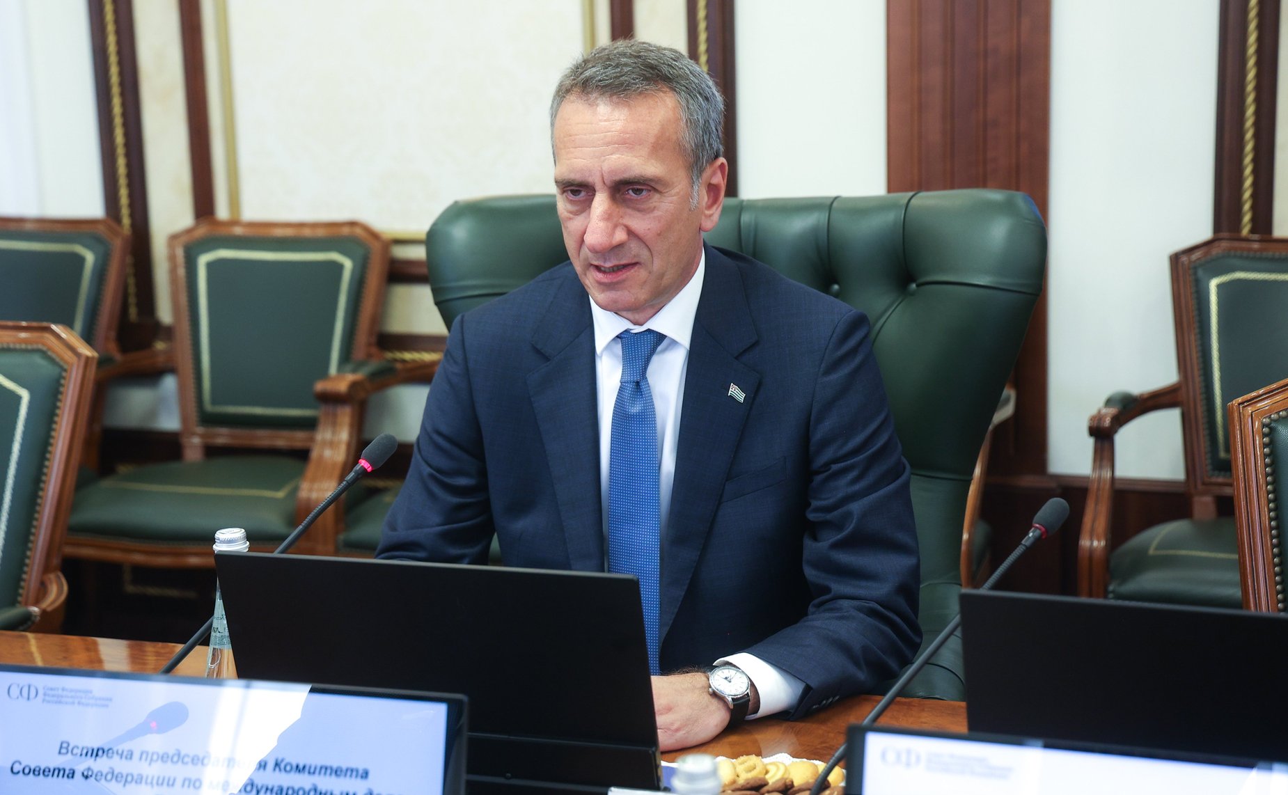 Встреча Григория Карасина с Министром иностранных дел Республики Абхазия