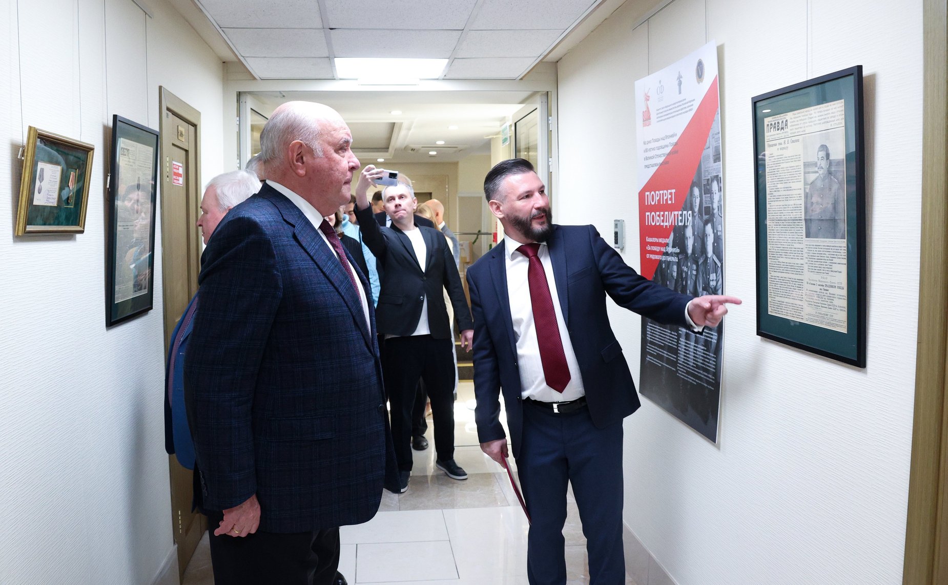 В Совете Федерации открылась фотовыставка «ПОРТРЕТ ПОБЕДИТЕЛЯ. Кавалеры медали «За победу над Японией» от рядового до генерала»