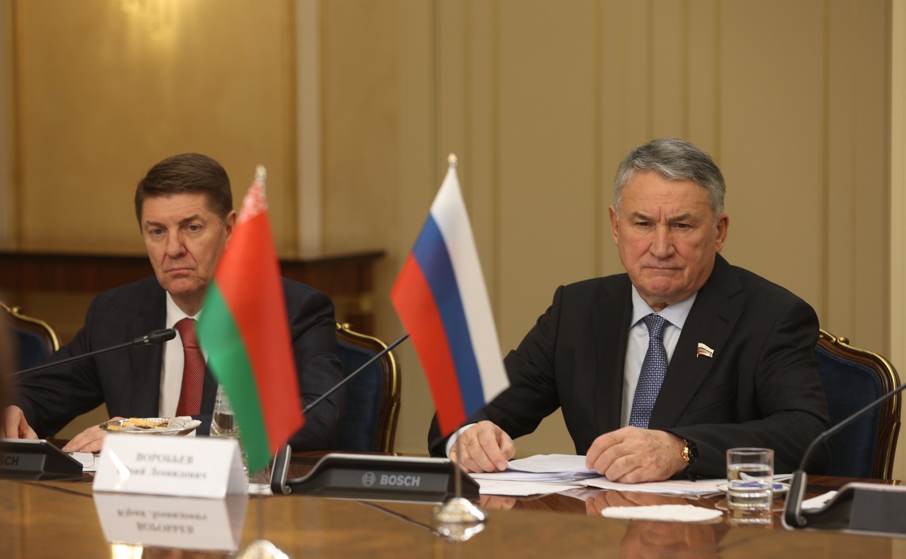 Встреча Председателя Совета Федерации Валентины Матвиенко с Председателем Совета Республики Национального Собрания Республики Беларусь Натальей Кочановой