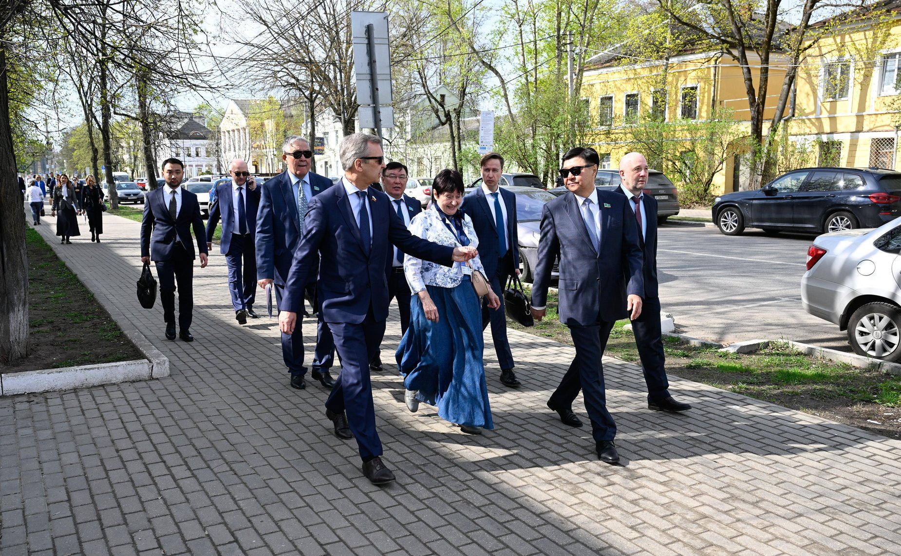 Встреча участников 23-го заседания Комиссии по сотрудничеству между Советом Федерации и Сенатом Парламента Республики Казахстан и осмотр социальных объектов Твери