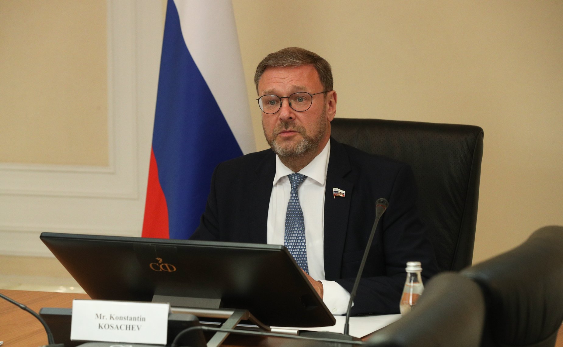 Константин Косачев и Григорий Карасин приняли участие в восьмом совместном координационном заседании в формате видеоконференцсвязи, посвященном подготовке Всемирной конференции по межкультурному и межрелигиозному диалогу