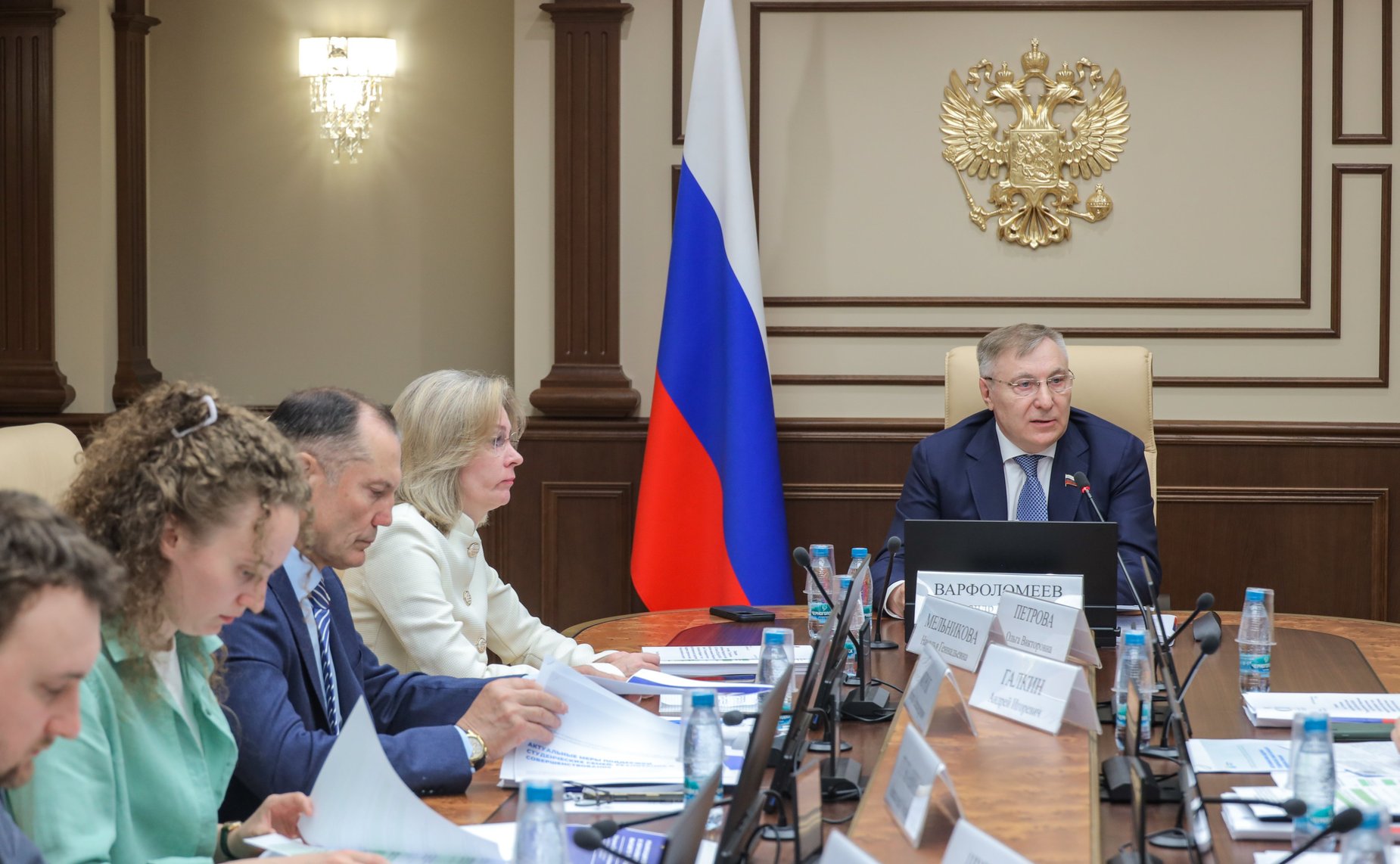 Совещание Комитета Совета Федерации по социальной политике совместно с Комитетом Совета Федерации по науке, образованию и культуре