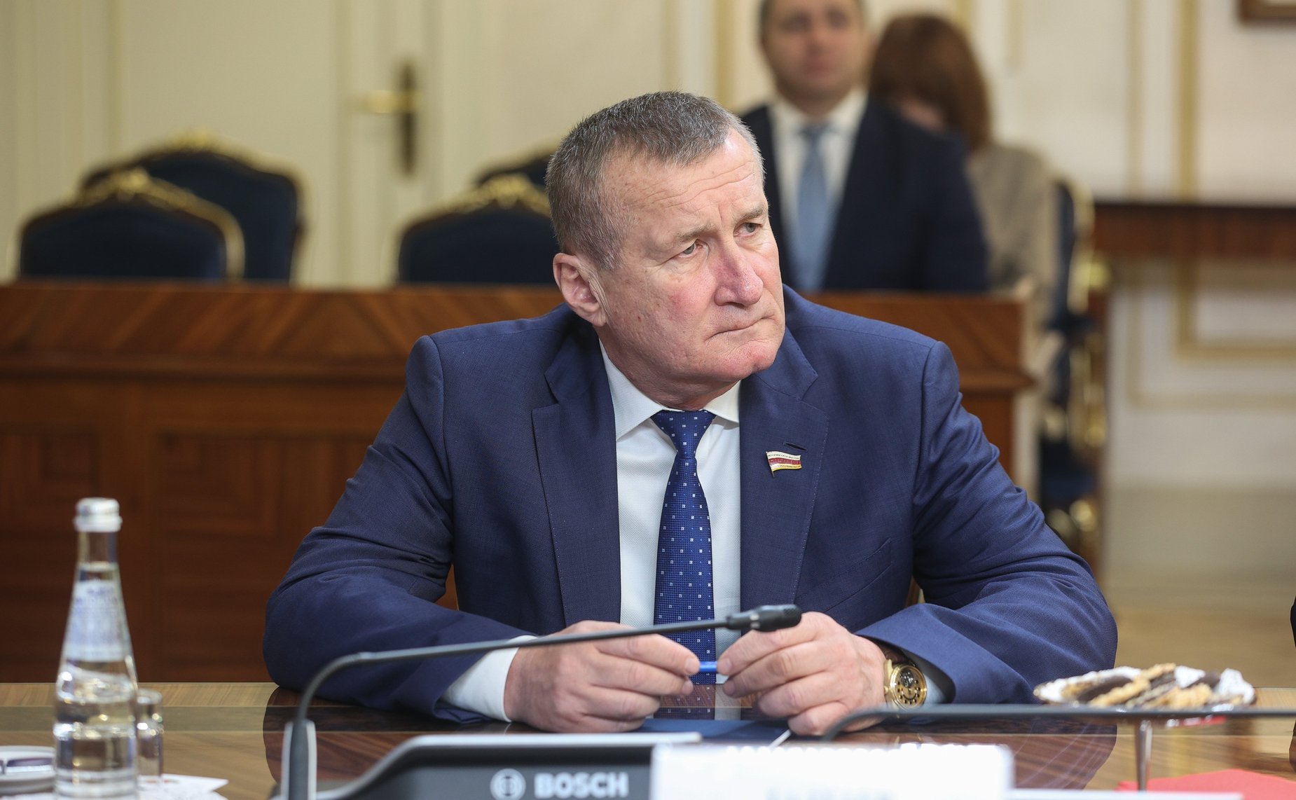 Встреча Председателя СФ Валентины Матвиенко с Председателем Парламента Республики Южная Осетия Аланом Алборовым