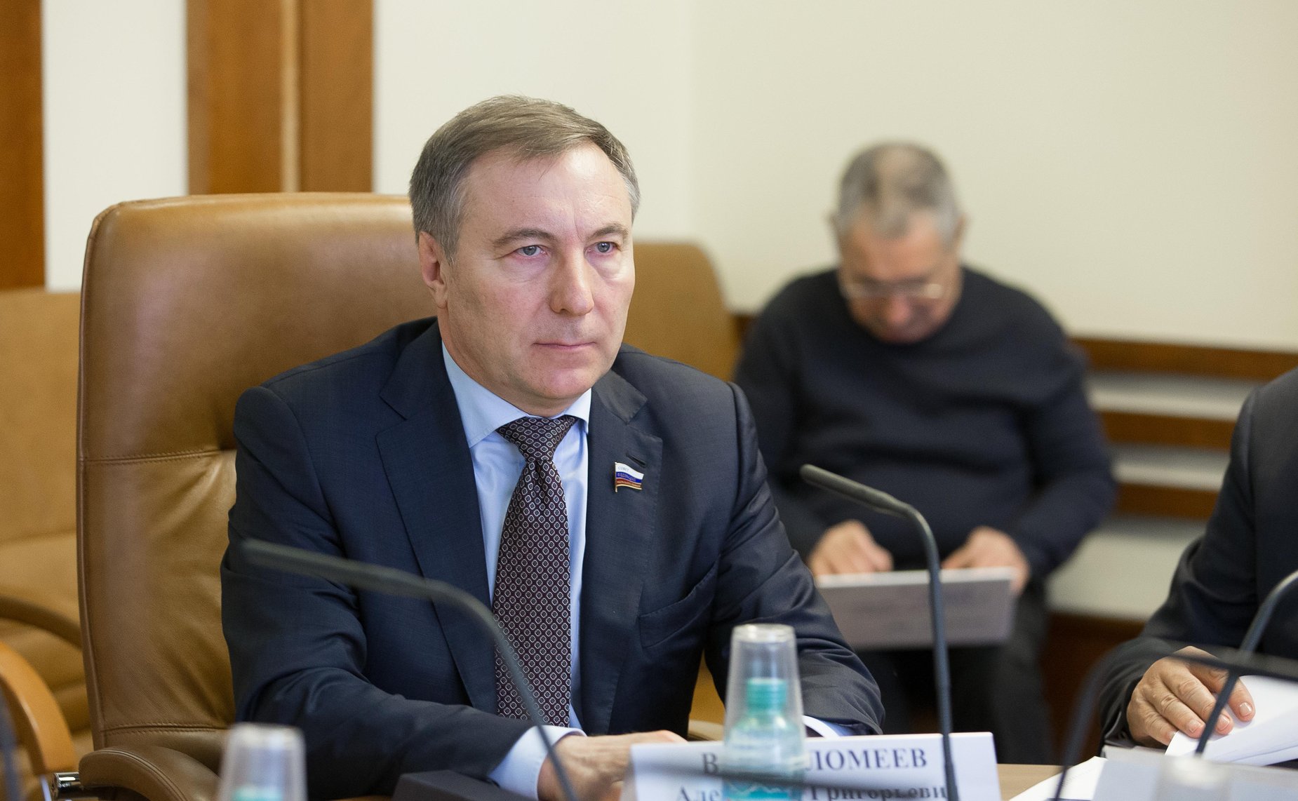 А. Варфоломеев на заседании Временной комиссии Совета Федерации по вопросам совершенствования законодательства РФ о СМИ