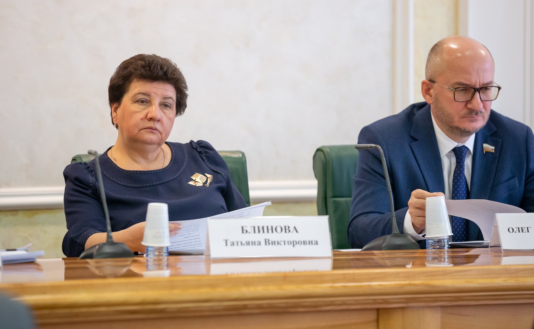 Татьяна Блинова и Олег Цепкин