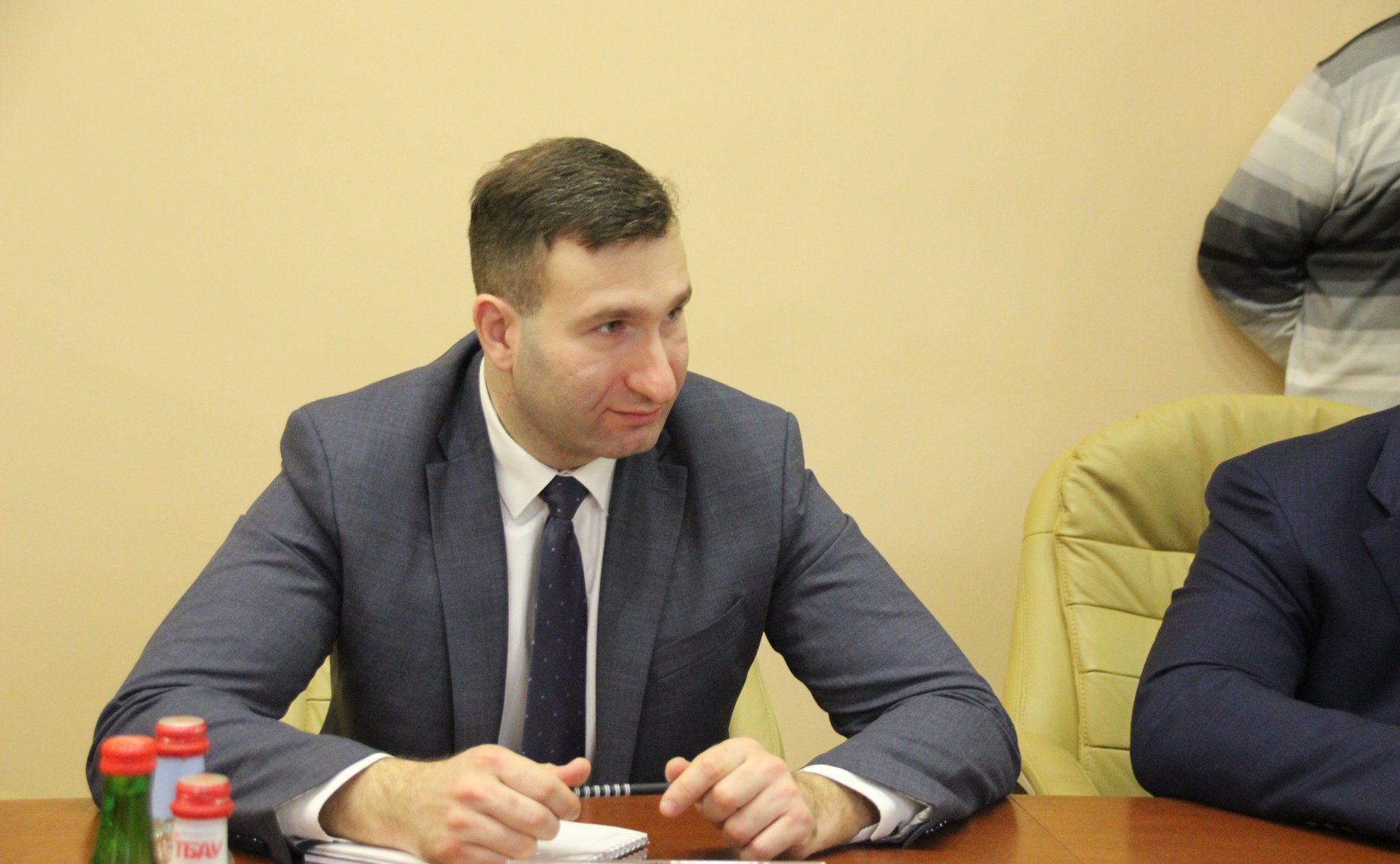 Встреча сенаторов Российской Федерации с первым заместителем Председателя Парламента Республики Южная Осетия Петром Гассиевым и депутатами Парламента страны