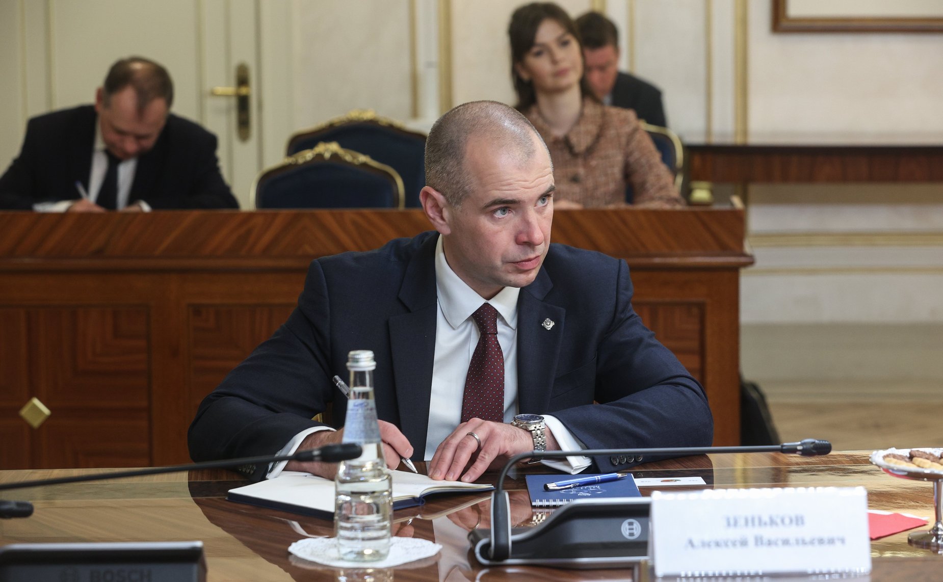 Валентина Матвиенко провела встречу с Министром иностранных дел Республики Беларусь Сергеем Алейником, который находится в России с официальным визитом