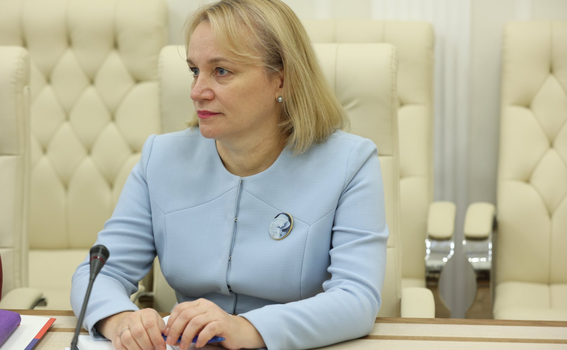 Встреча заместителя Председателя СФ Галины Кареловой с выпускницами программы «Мама-предприниматель»