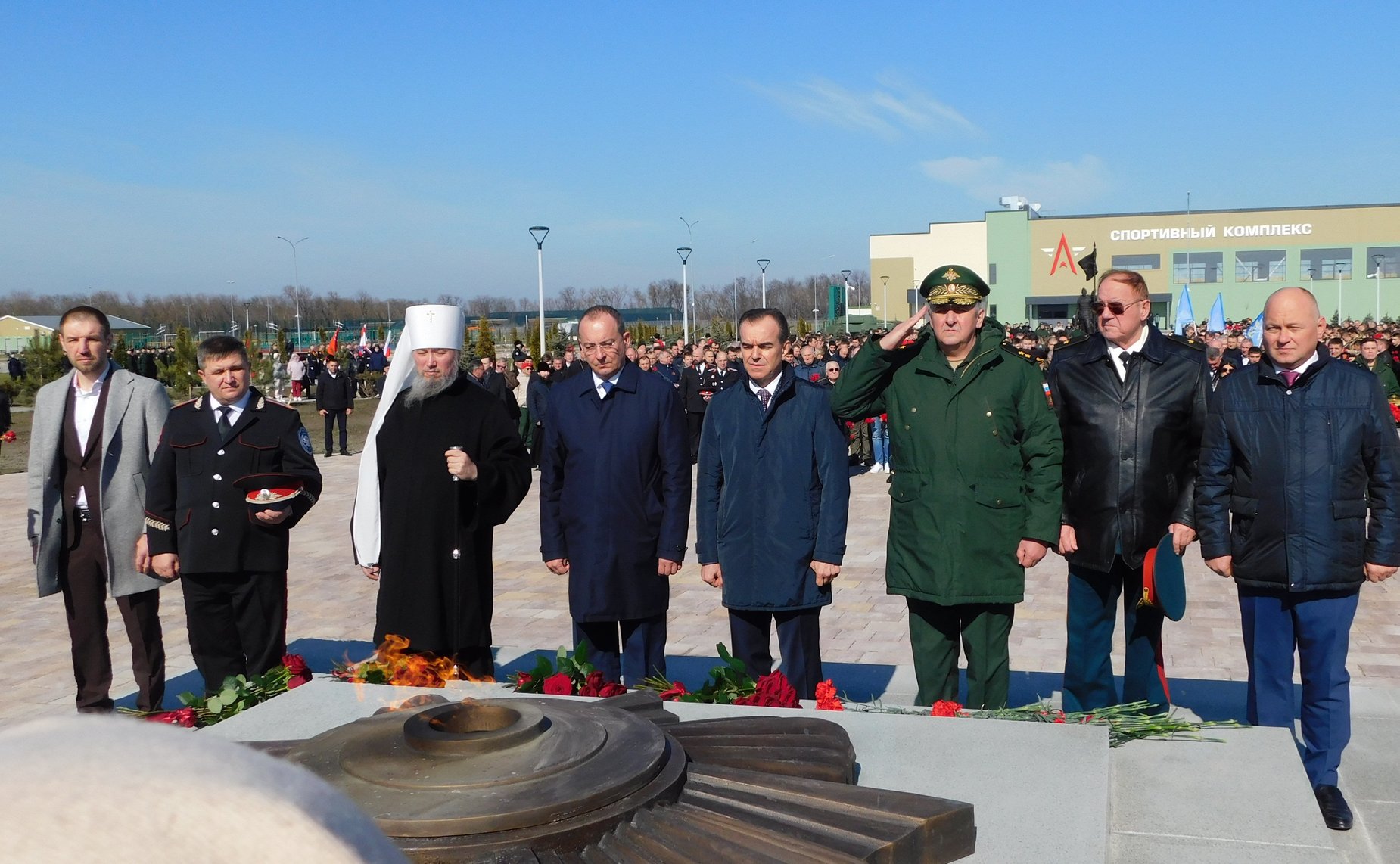 Алексей Кондратенко принял участие в открытии на Кубани военно-патриотического центра