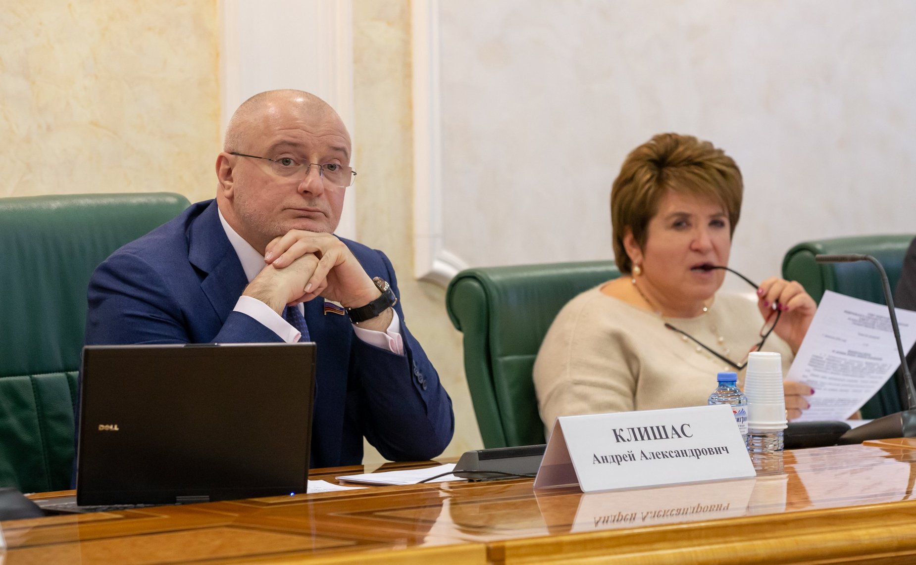 Андрей Клишас и Любовь Глебова