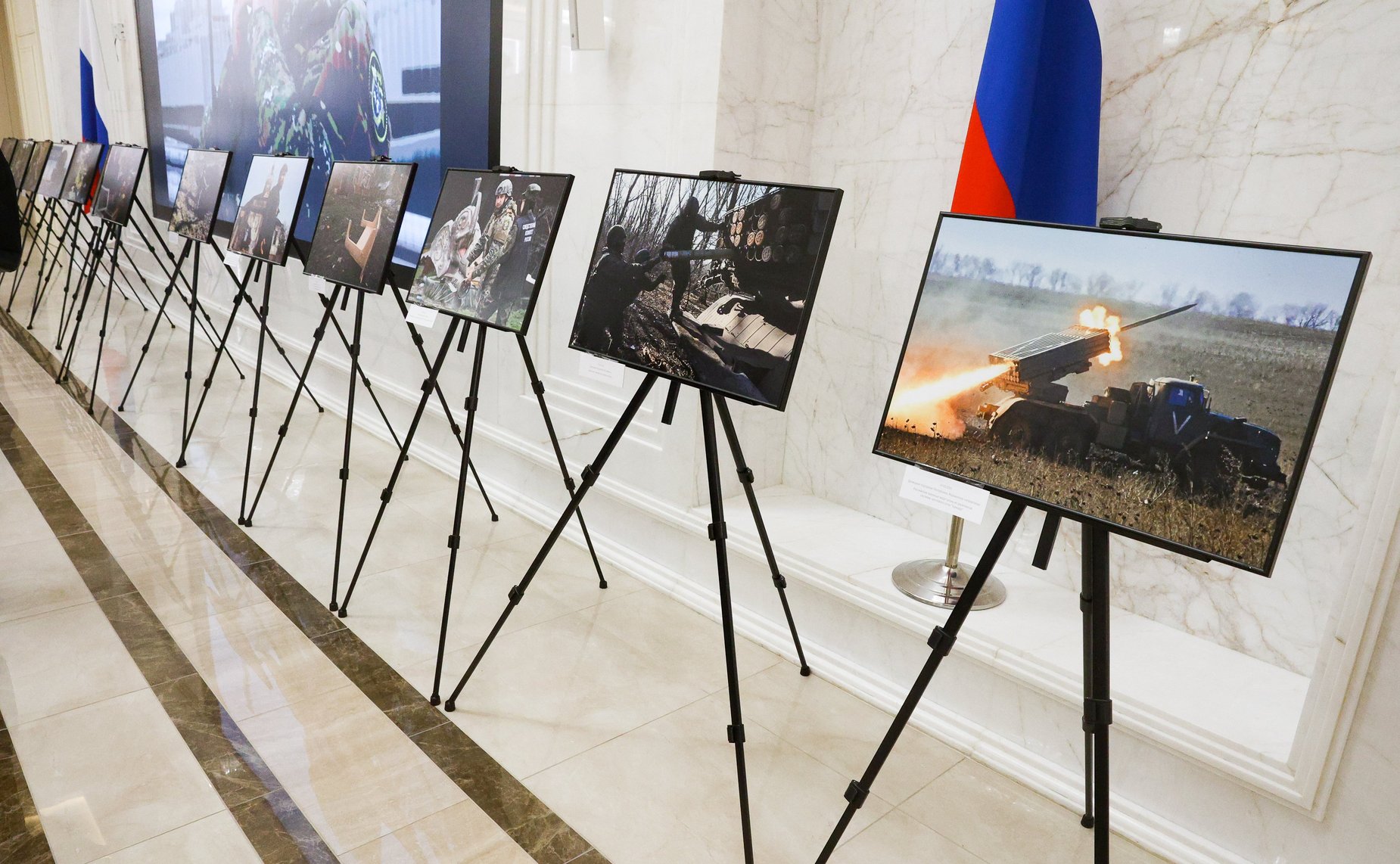 Открытие фотовыставки «Следственный комитет России сегодня» (в зоне проведения СВО)