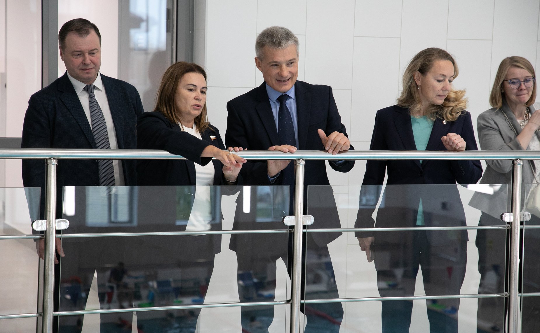 Сенаторы посетили Центр физкультурной и спортивной работы «Олимпия» Тюменского муниципального района