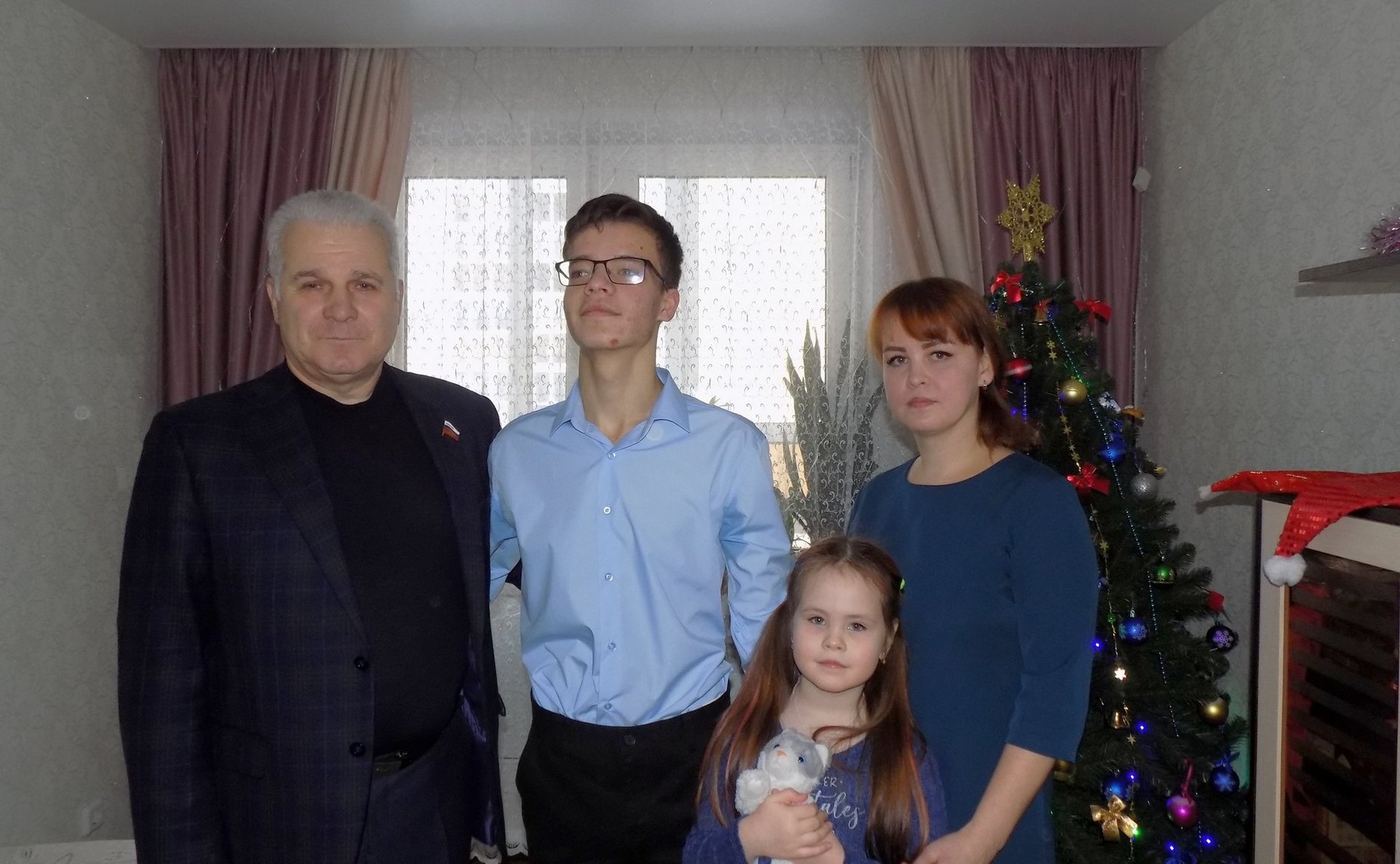 Сергей Мартынов подарил школьнику из Марий Эл ноутбук в рамках акции «Ёлка желаний»