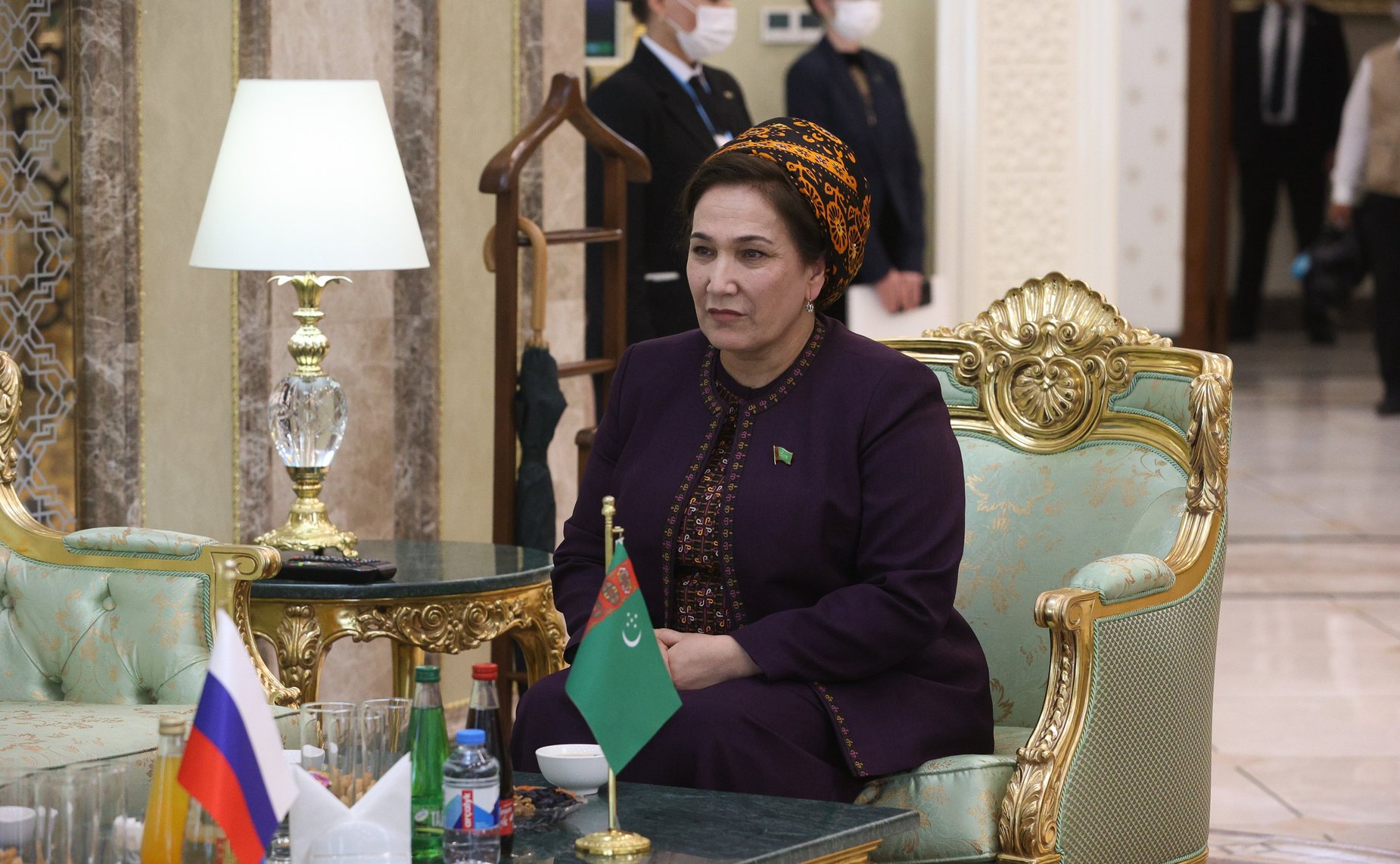 Председатель Совета Федерации Валентина Матвиенко провела беседу с Председателем Меджлиса Милли Генгеша Туркменистана Гульшат Маммедовой